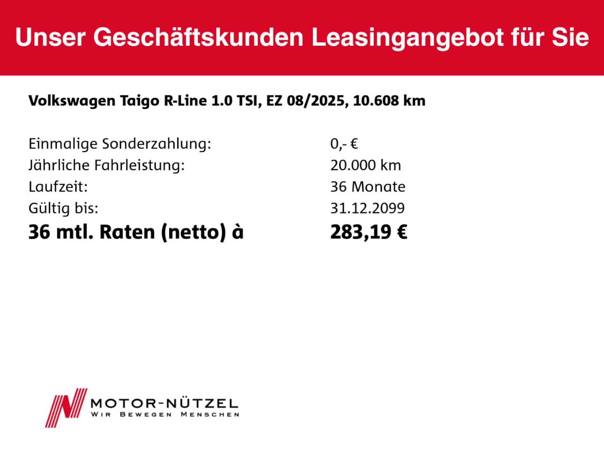 Volkswagen Taigo R-Line