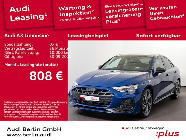 Image about Audi A3 Limousine S line 40 TFSI quattro S tronic
