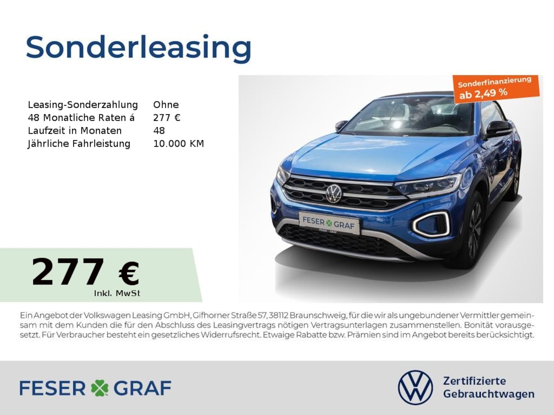 Volkswagen T-Roc Cabriolet Style