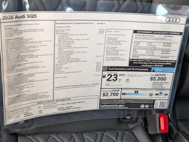 2026 Audi SQ5