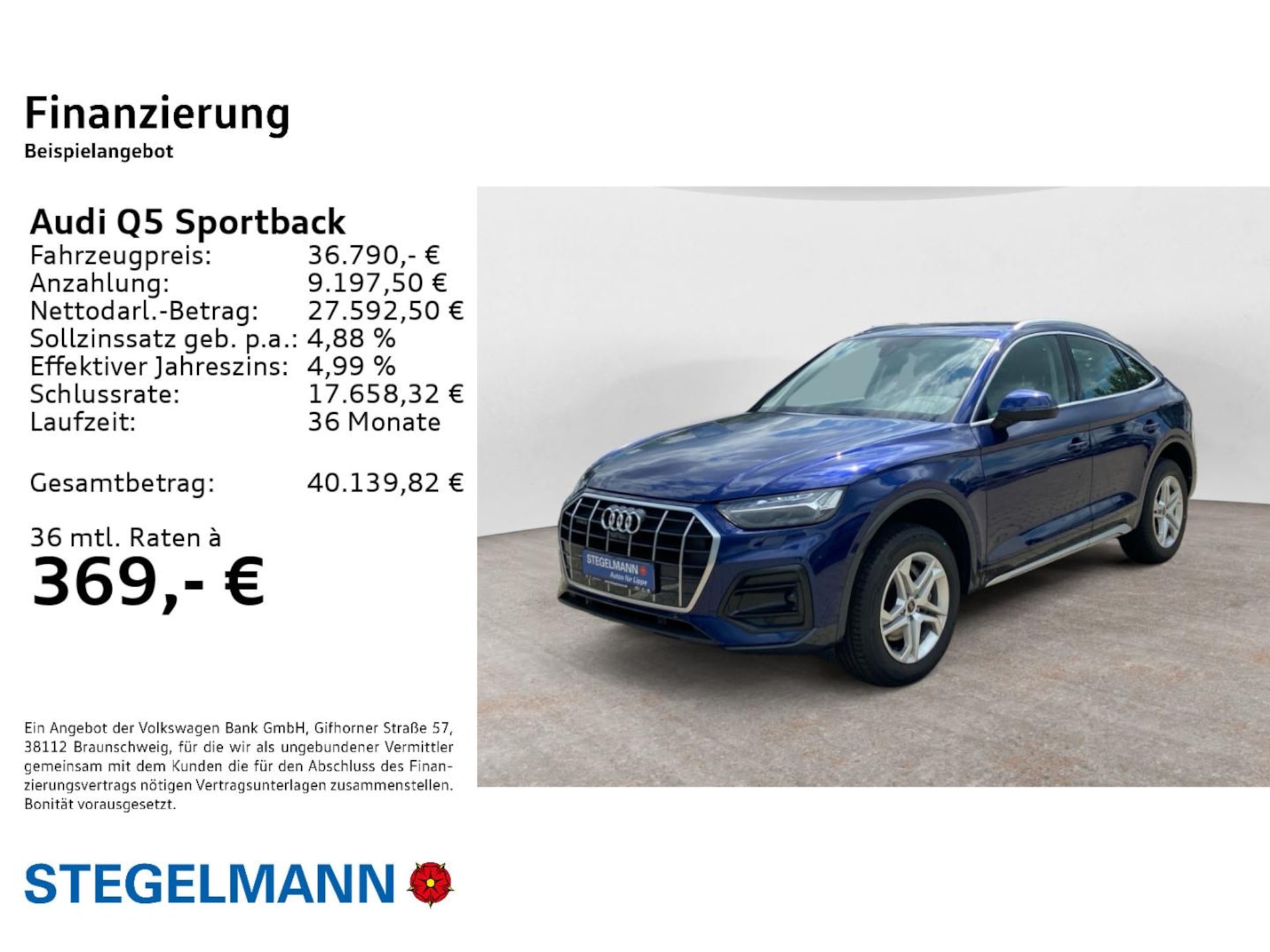 Audi Q5 Sportback advanced