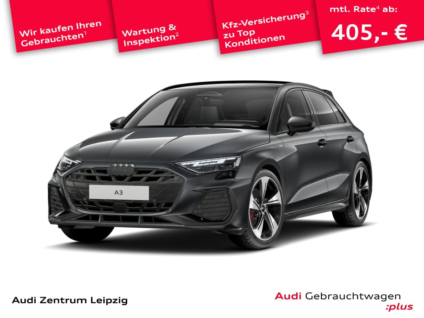 Bild über Audi A3 Sportback S line TFSI 110 kW S tronic - für weitere Informationen kontaktieren Sie den Audi Partner