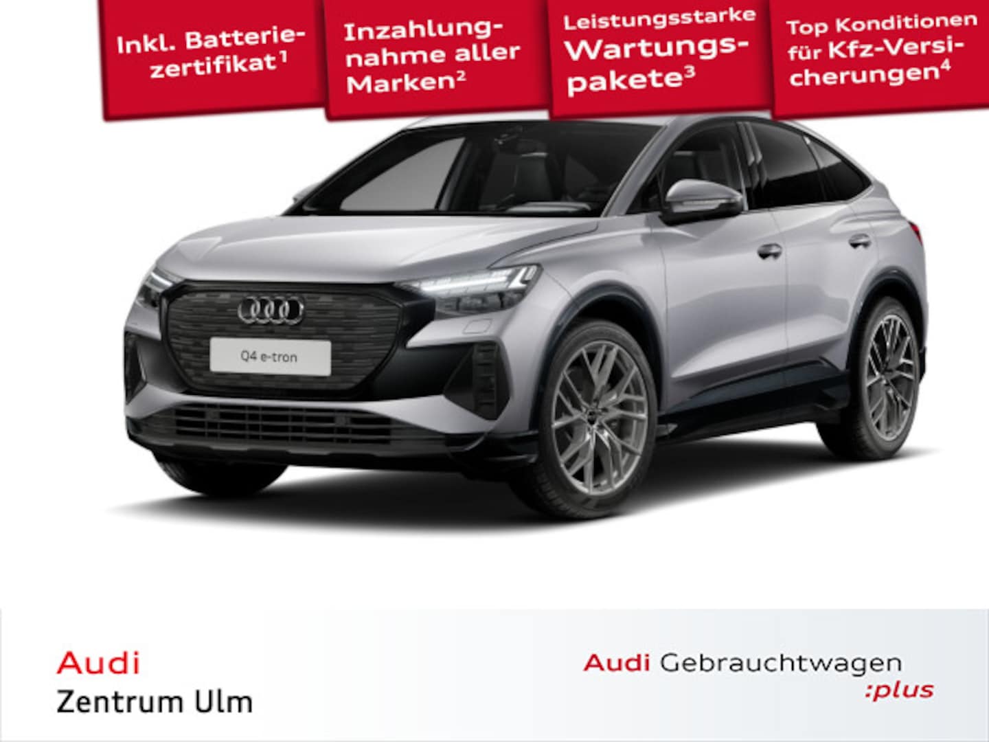 Bild über Audi Q4 Sportback e-tron 40 e-tron - für weitere Informationen kontaktieren Sie den Audi Partner