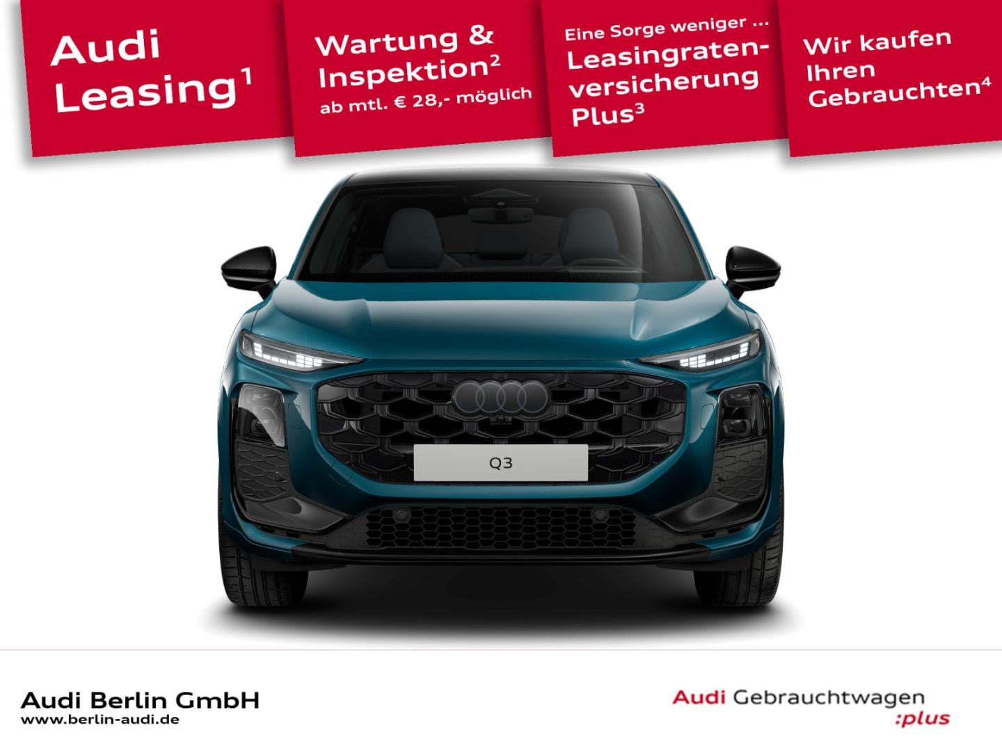 Bild über Audi Q3 Sportback e-hybrid e-hybrid 200 kW S tronic - für weitere Informationen kontaktieren Sie den Audi Partner