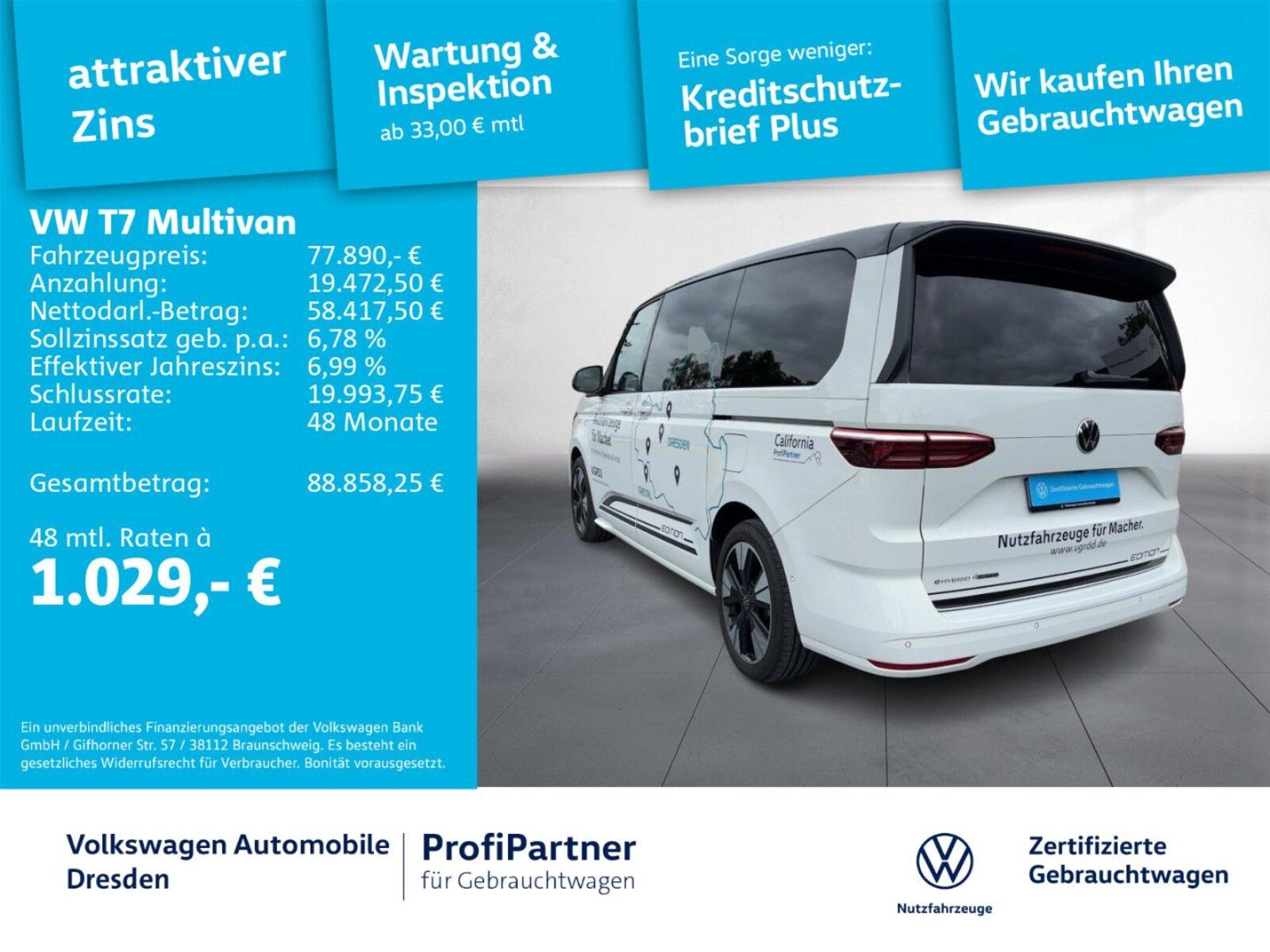 Volkswagen Multivan Langversion – Bild 2