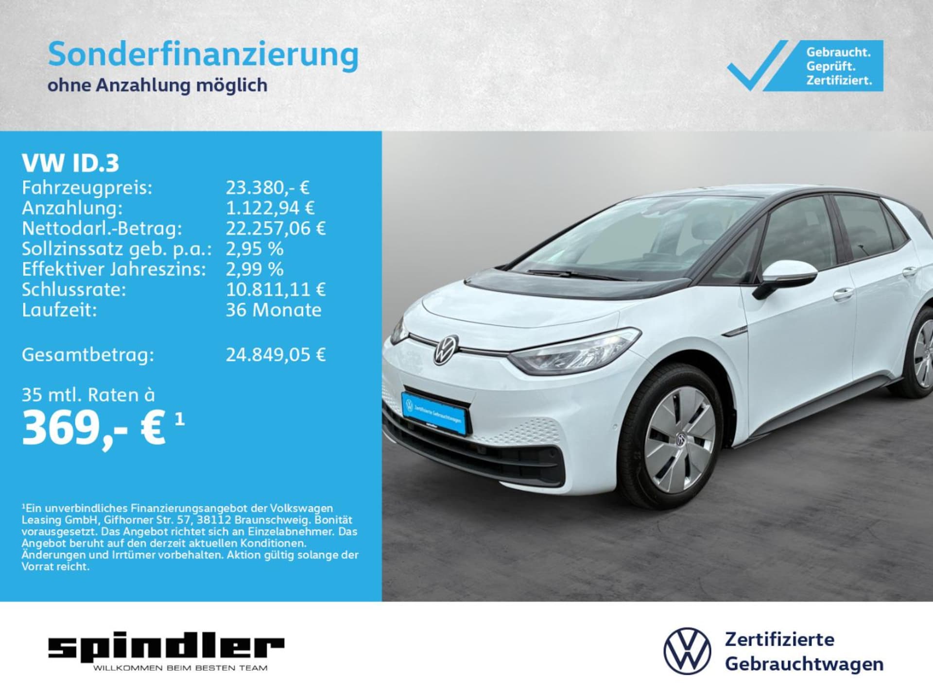 Volkswagen ID.3 Pro