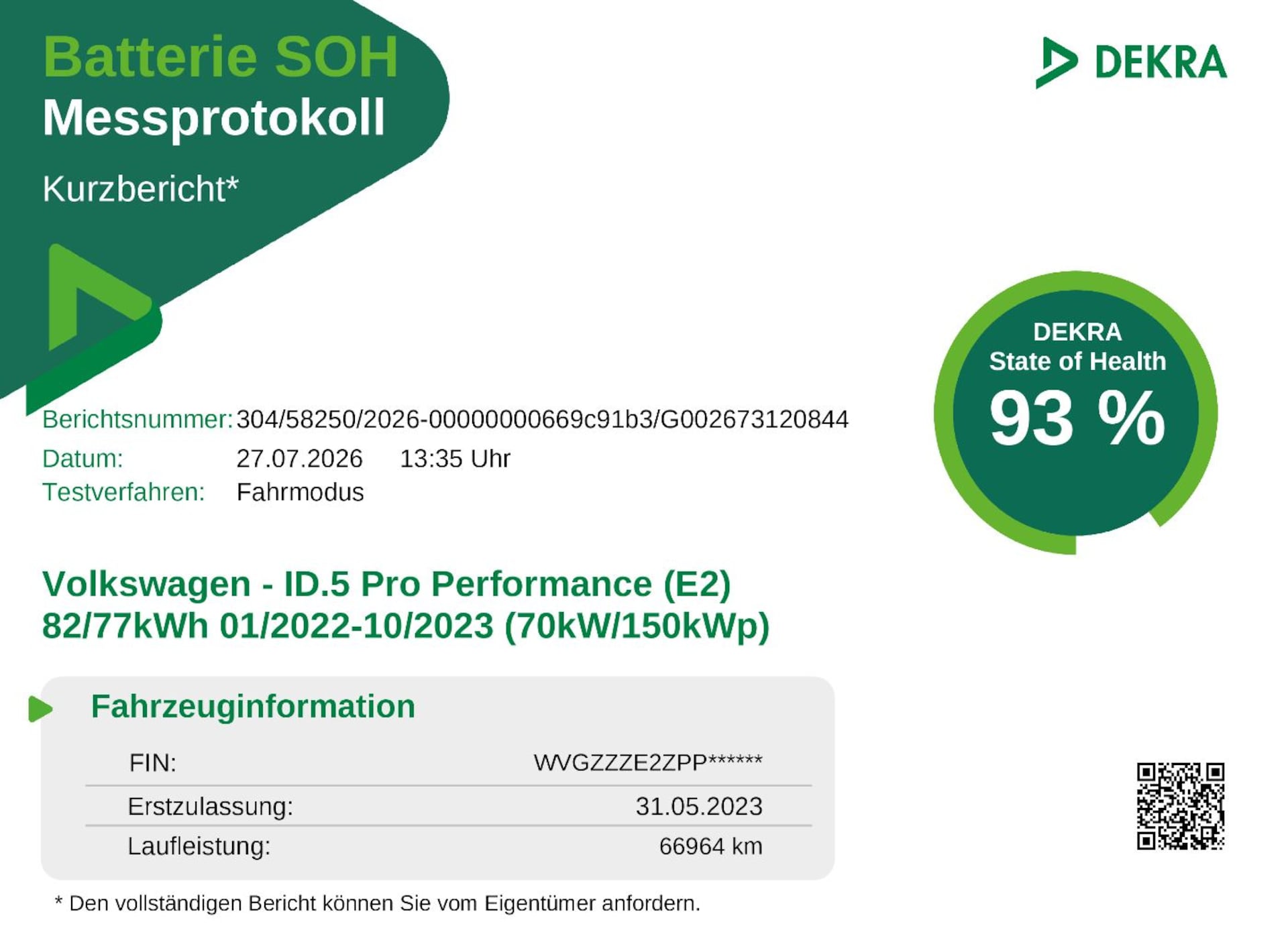 Volkswagen ID.5 Pro Performance