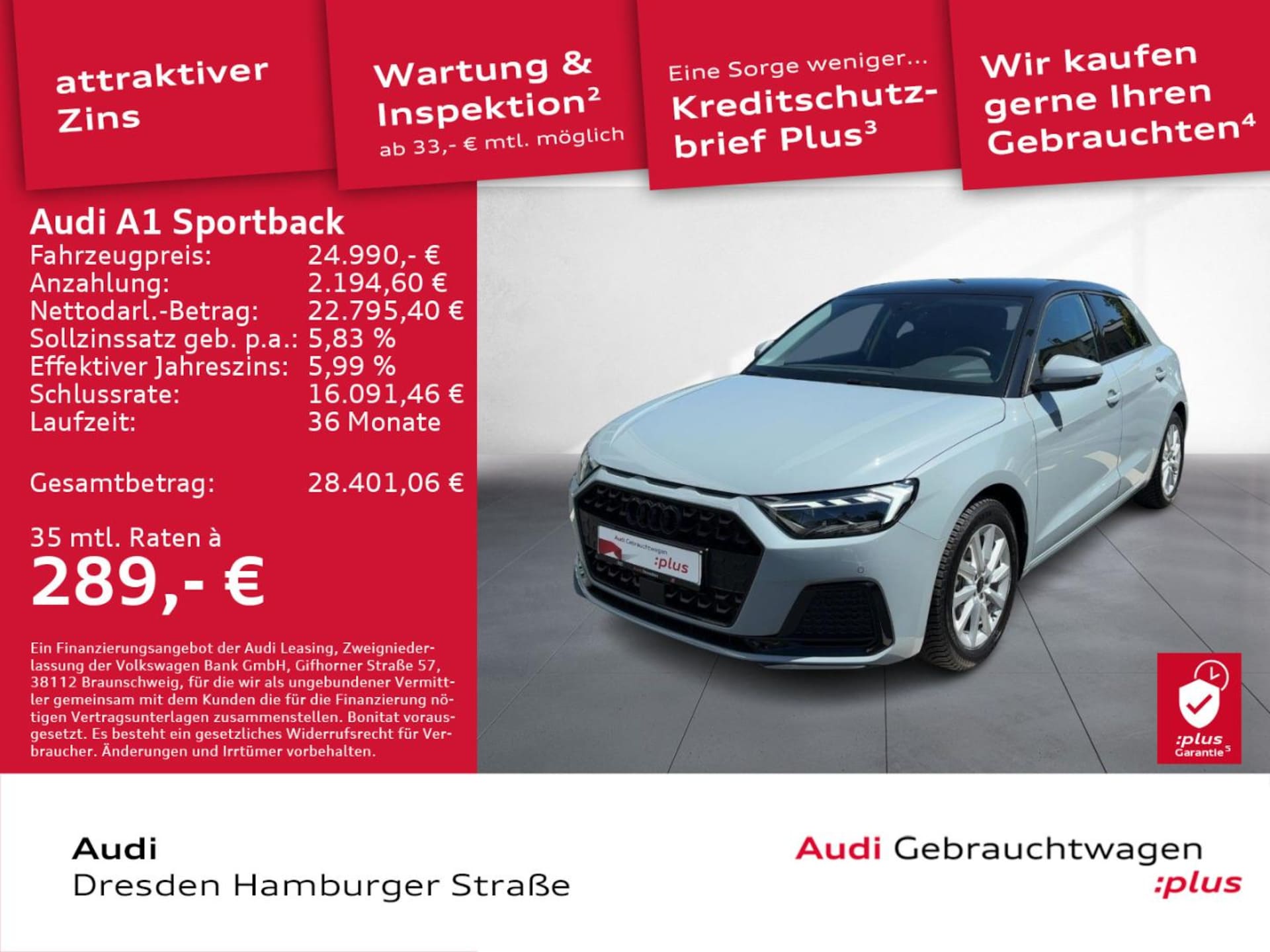 Audi A1 Sportback Advanced