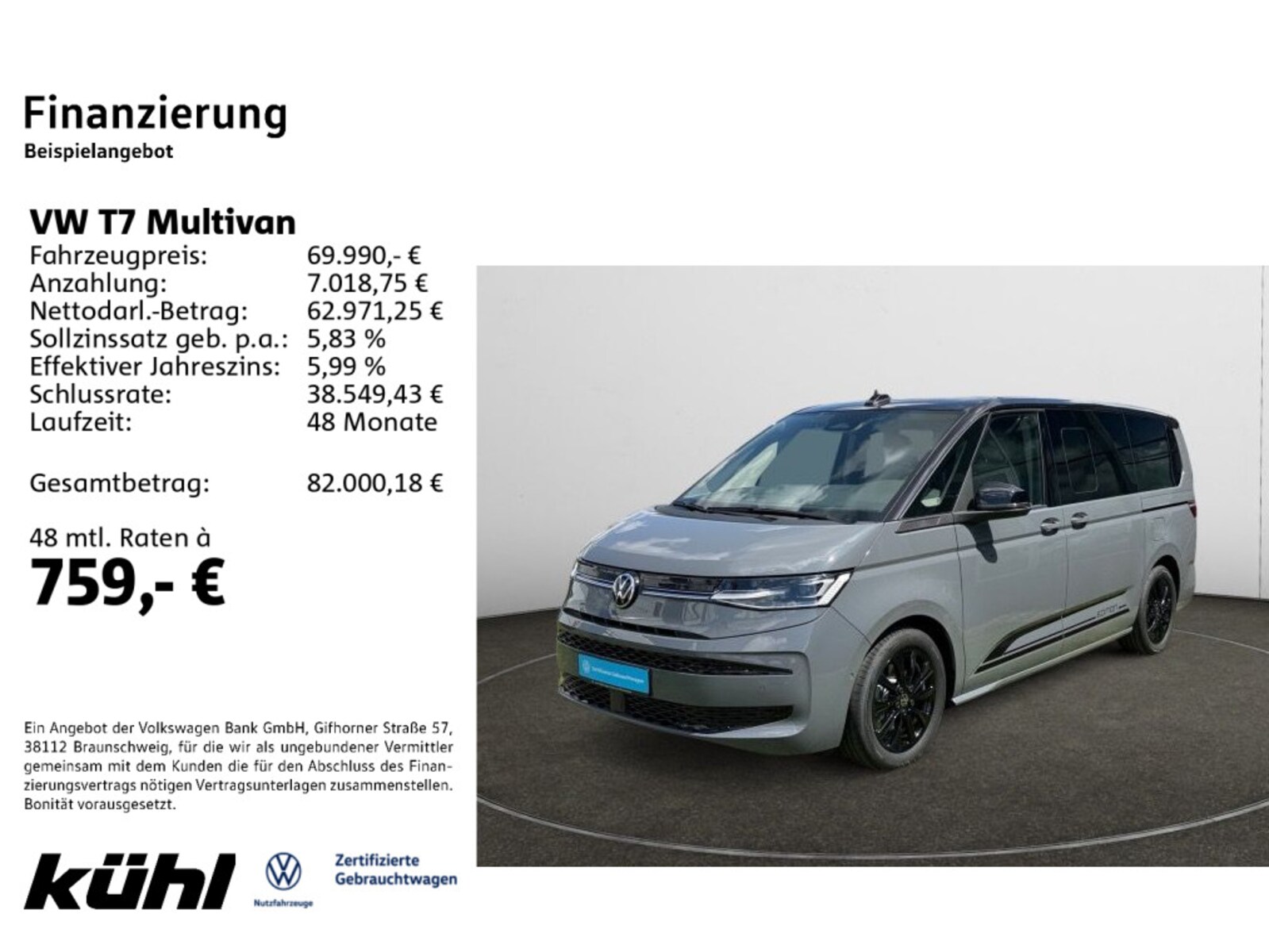 Volkswagen Multivan Langversion