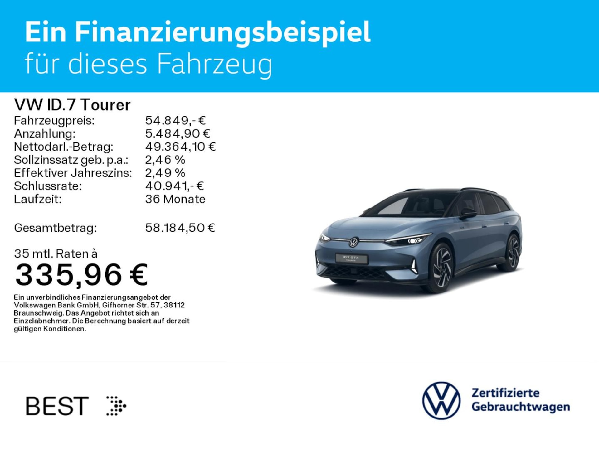 Volkswagen ID.7 Tourer GTX