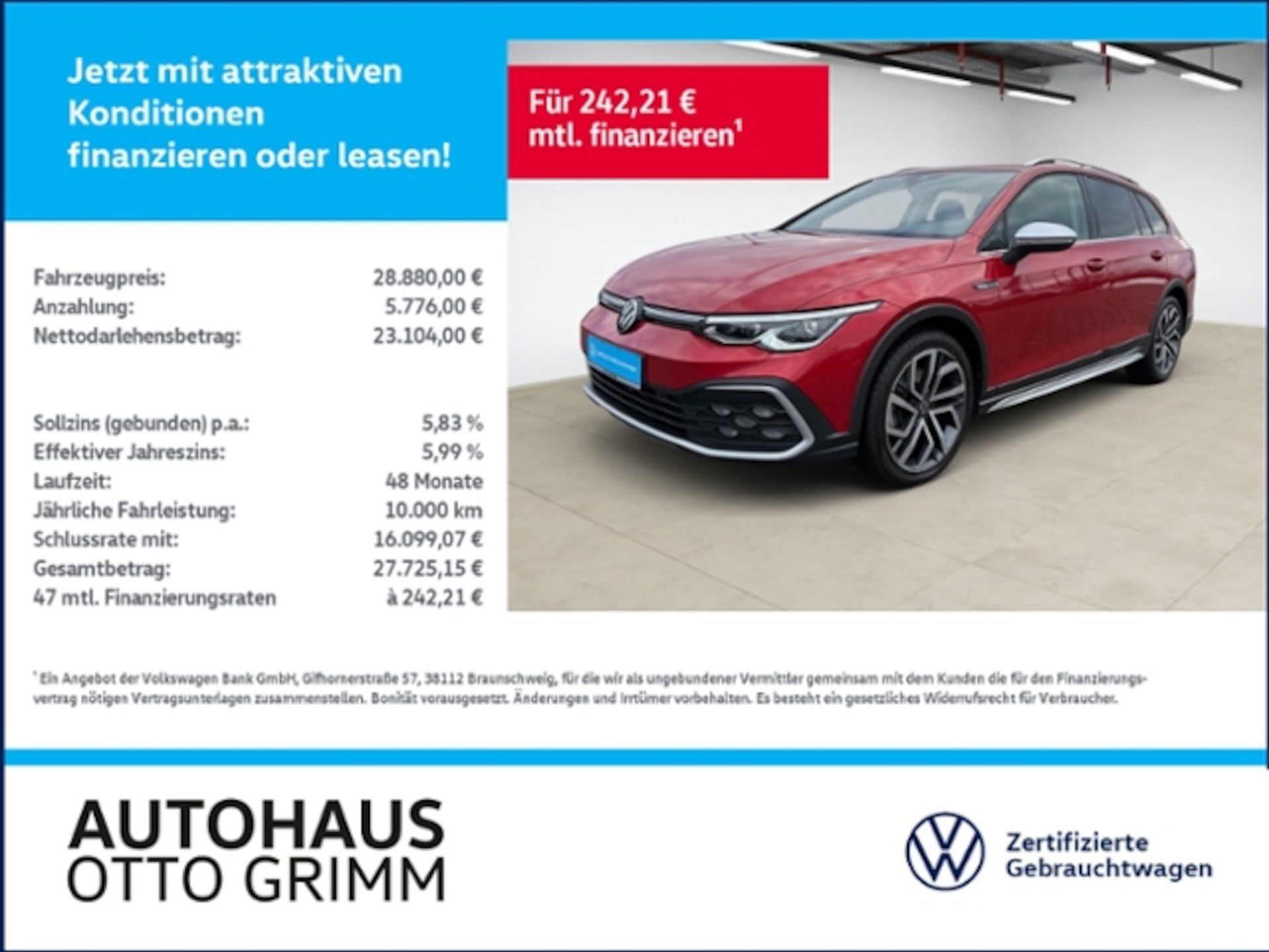 Volkswagen Golf Variant Alltrack