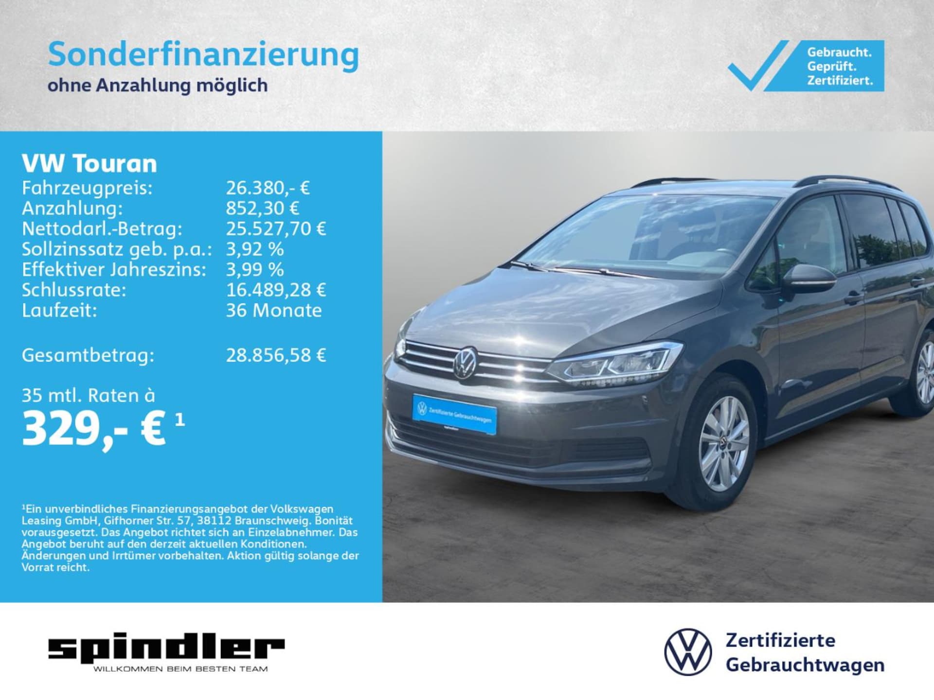 Volkswagen Touran Comfortline
