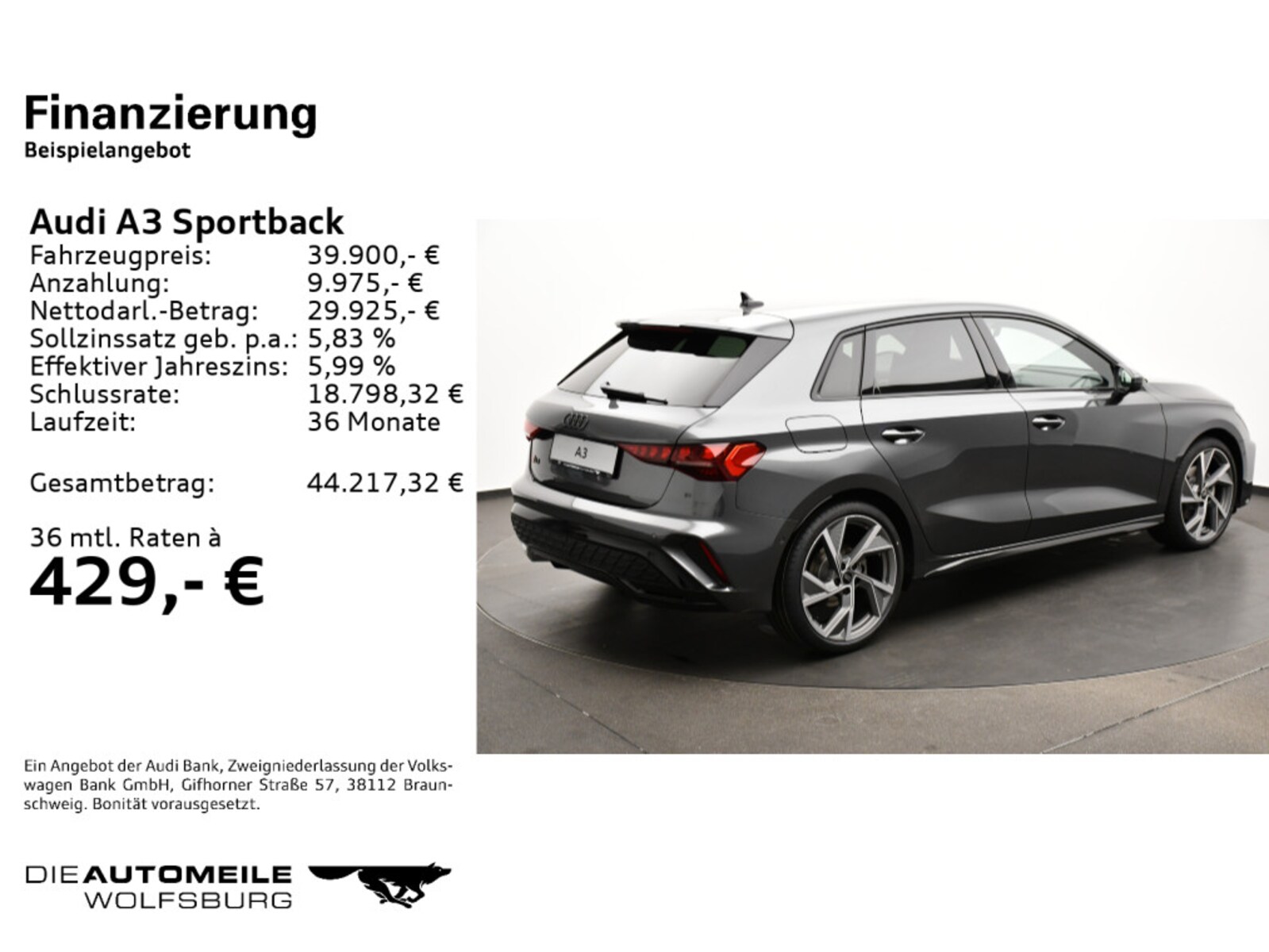 Audi A3 Sportback – Bild 2