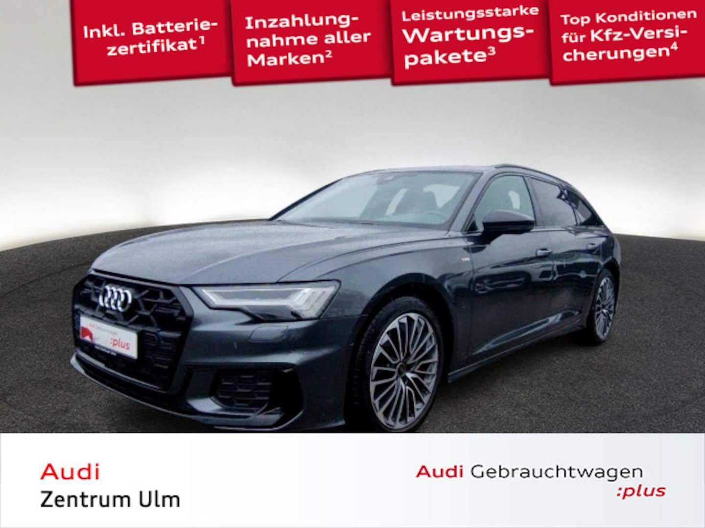 Bild über Audi A6 Avant TFSI e S line 55 TFSI e quattro S tronic - für weitere Informationen kontaktieren Sie den Audi Partner
