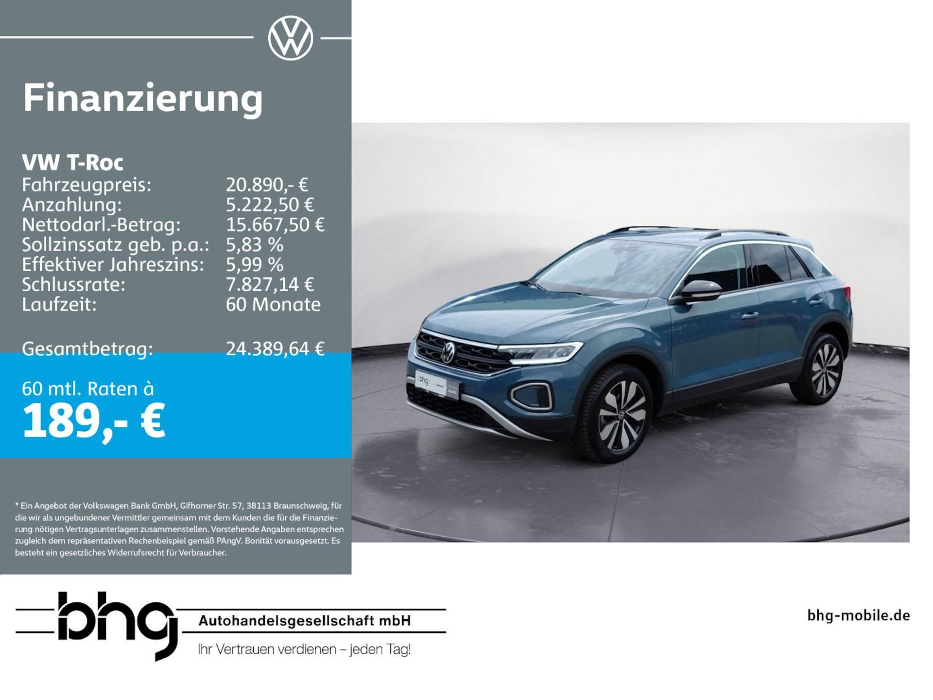 Volkswagen T-Roc Life