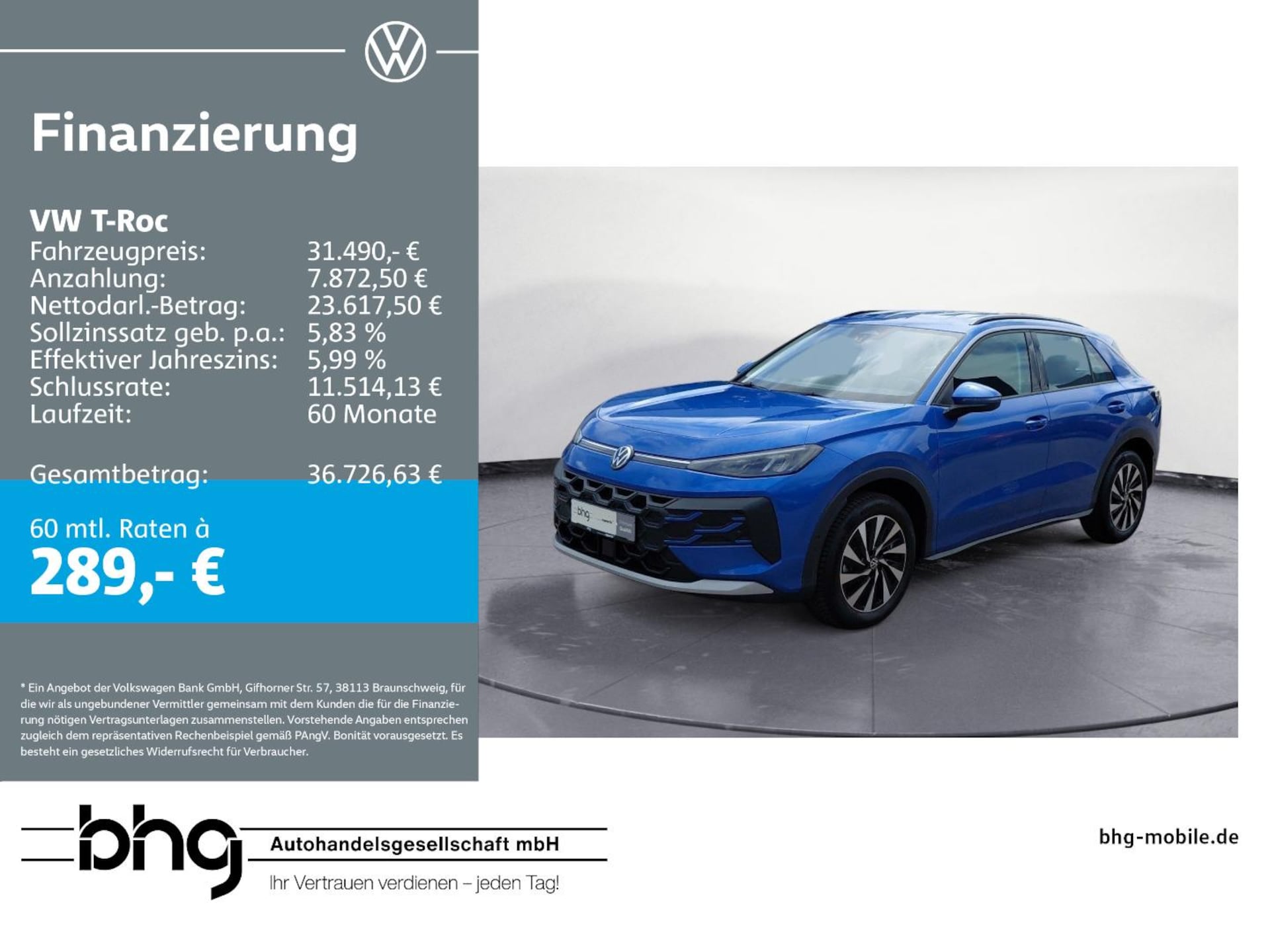 Volkswagen T-Roc Life