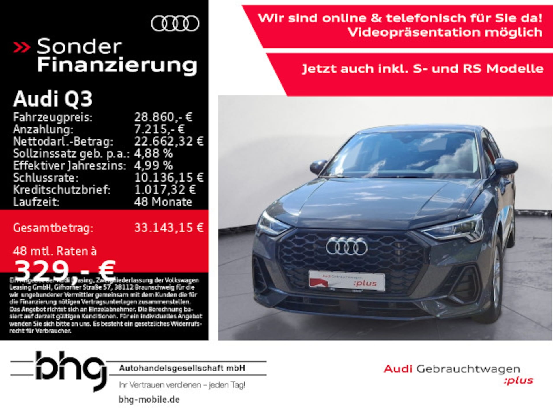 Audi Q3 Sportback TFSI e