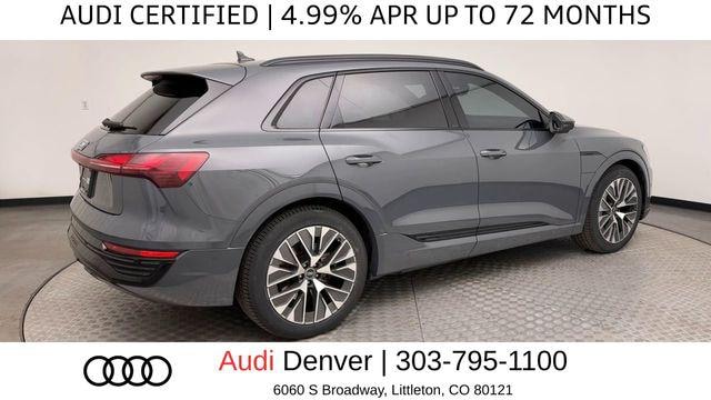 Certified 2024 Audi Q8 e-tron Premium Plus with VIN WA15AAGE0RB023123 for sale in Littleton, CO