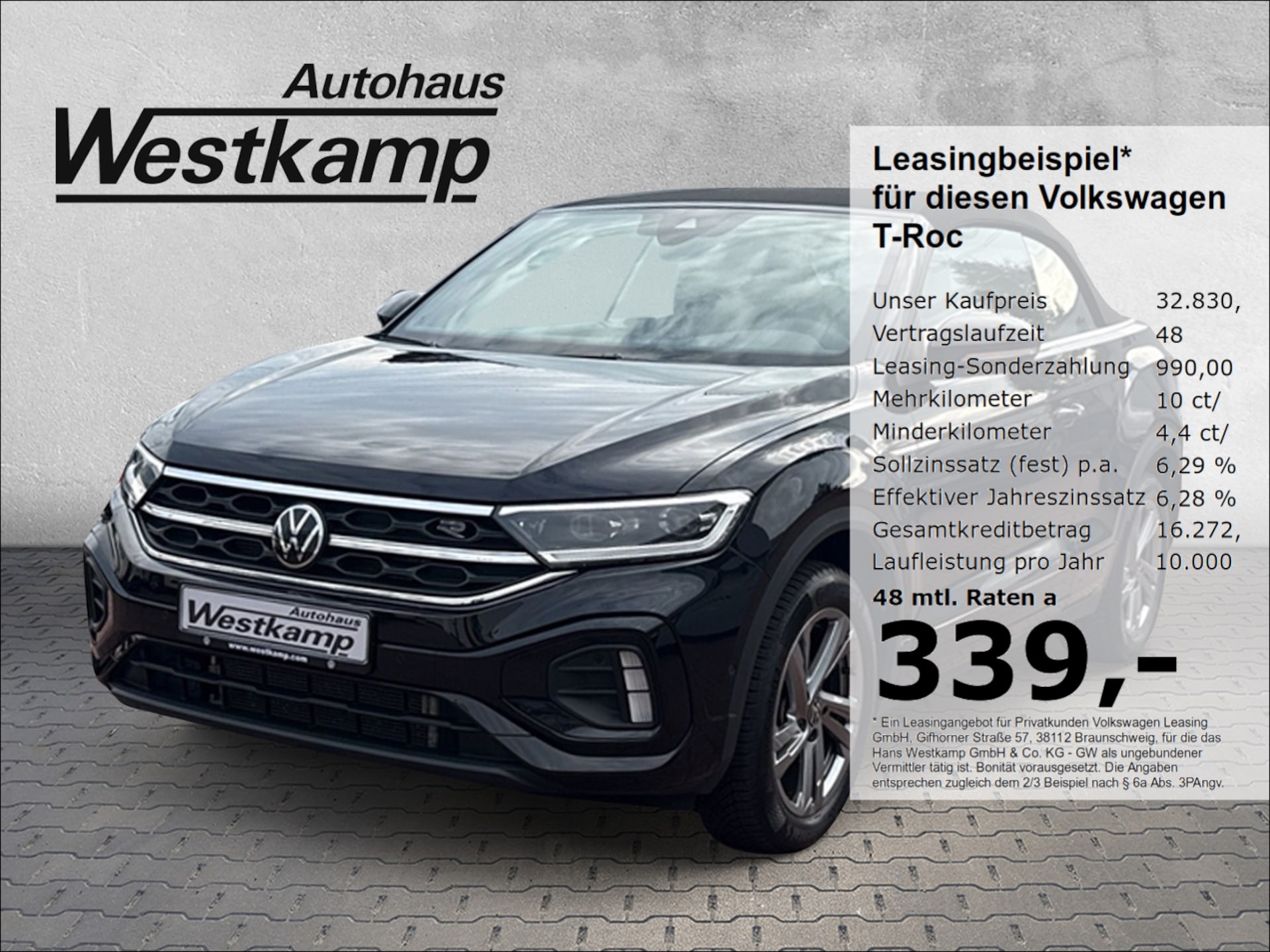 Volkswagen T-Roc Cabriolet R-Line