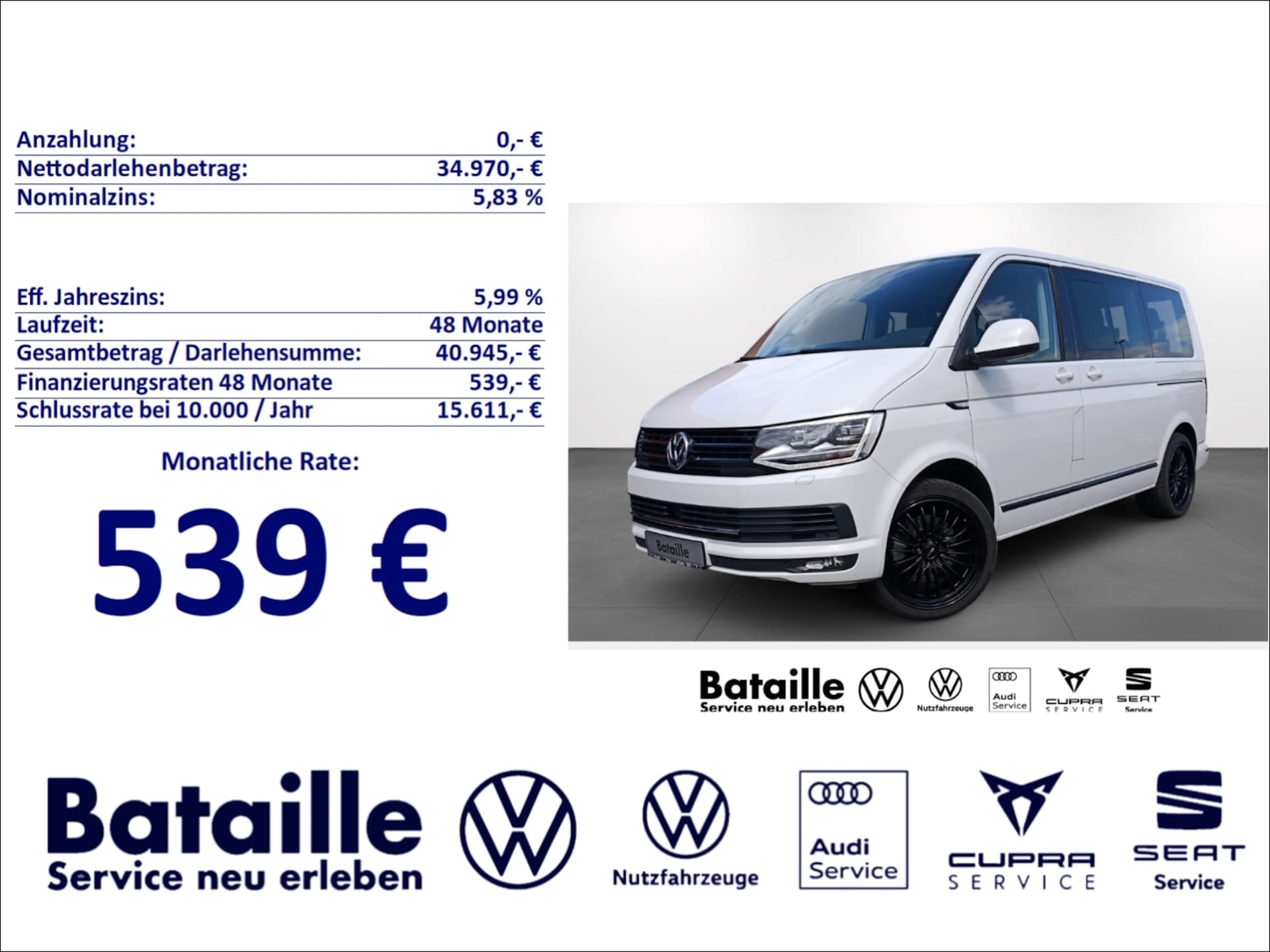 Volkswagen T6 Multivan Comfortline