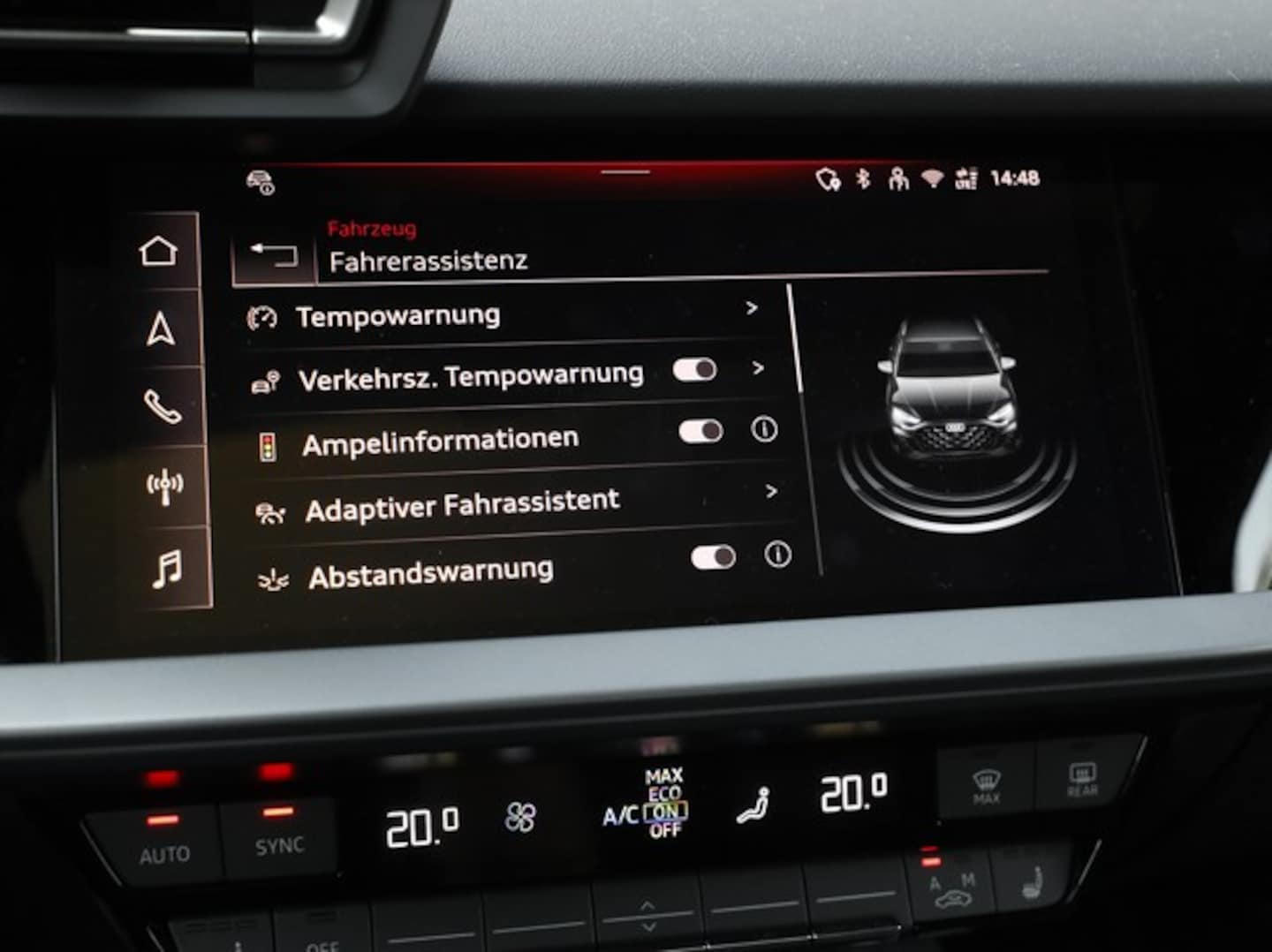 Bild über Audi A3 Sportback TFSI 110 kW S tronic - für weitere Informationen kontaktieren Sie den Audi Partner