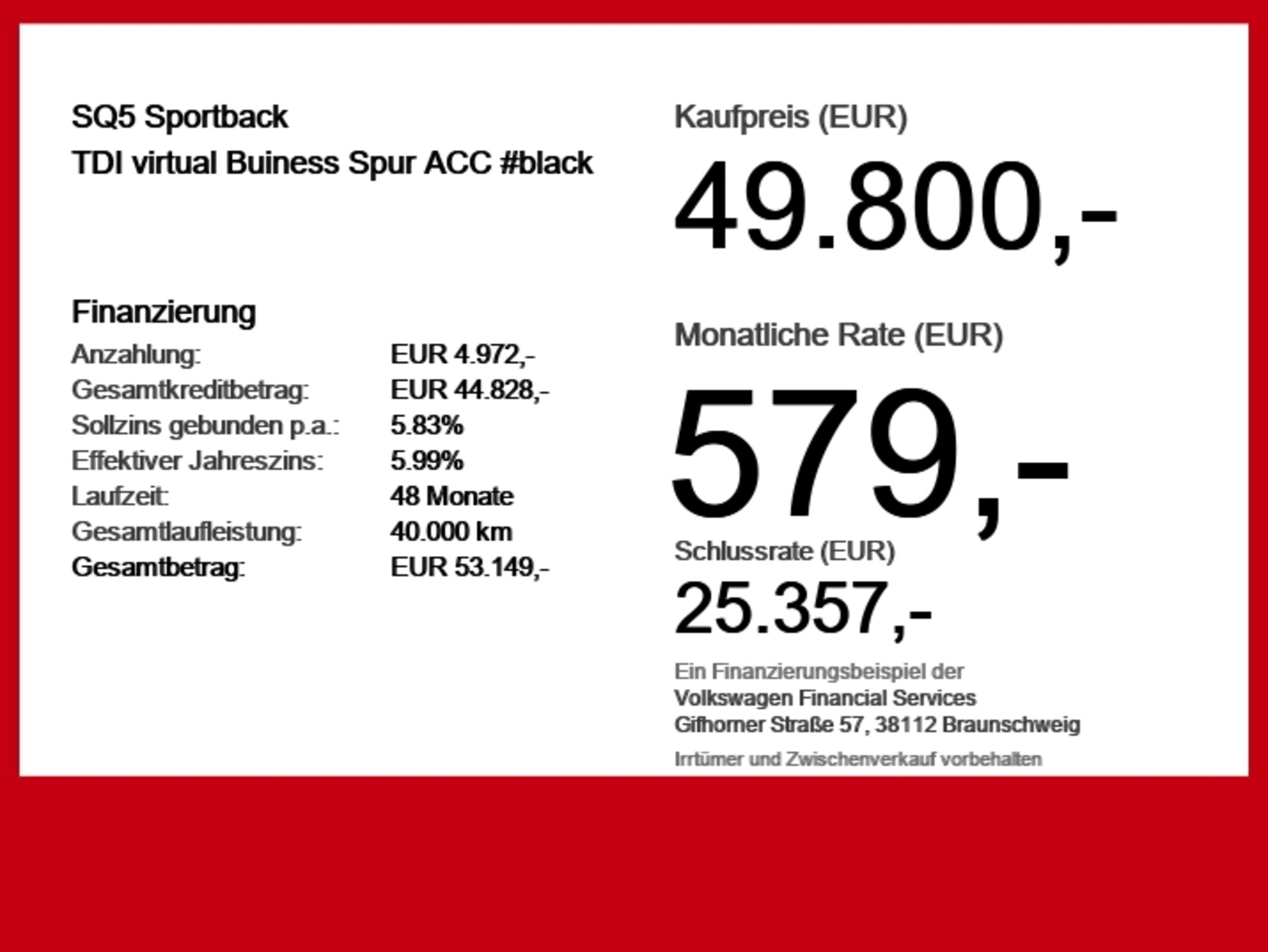 Audi SQ5 Sportback
