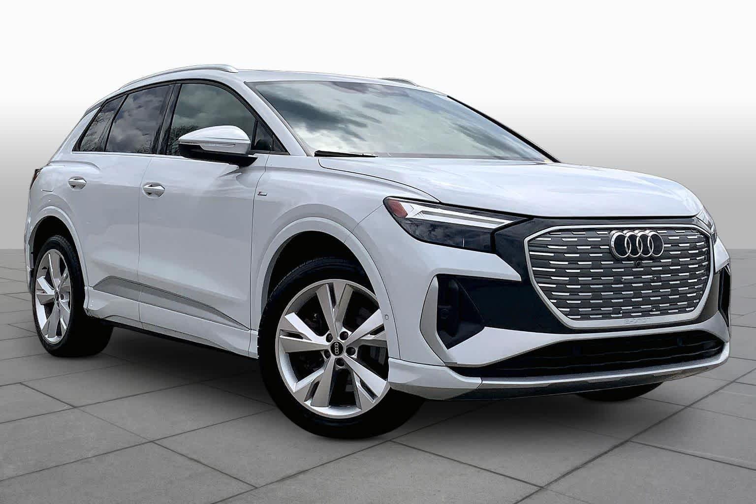 Used 2023 Audi Q4 e-tron Premium Plus with VIN WA1L2BFZ0PP043936 for sale in Peabody, MA