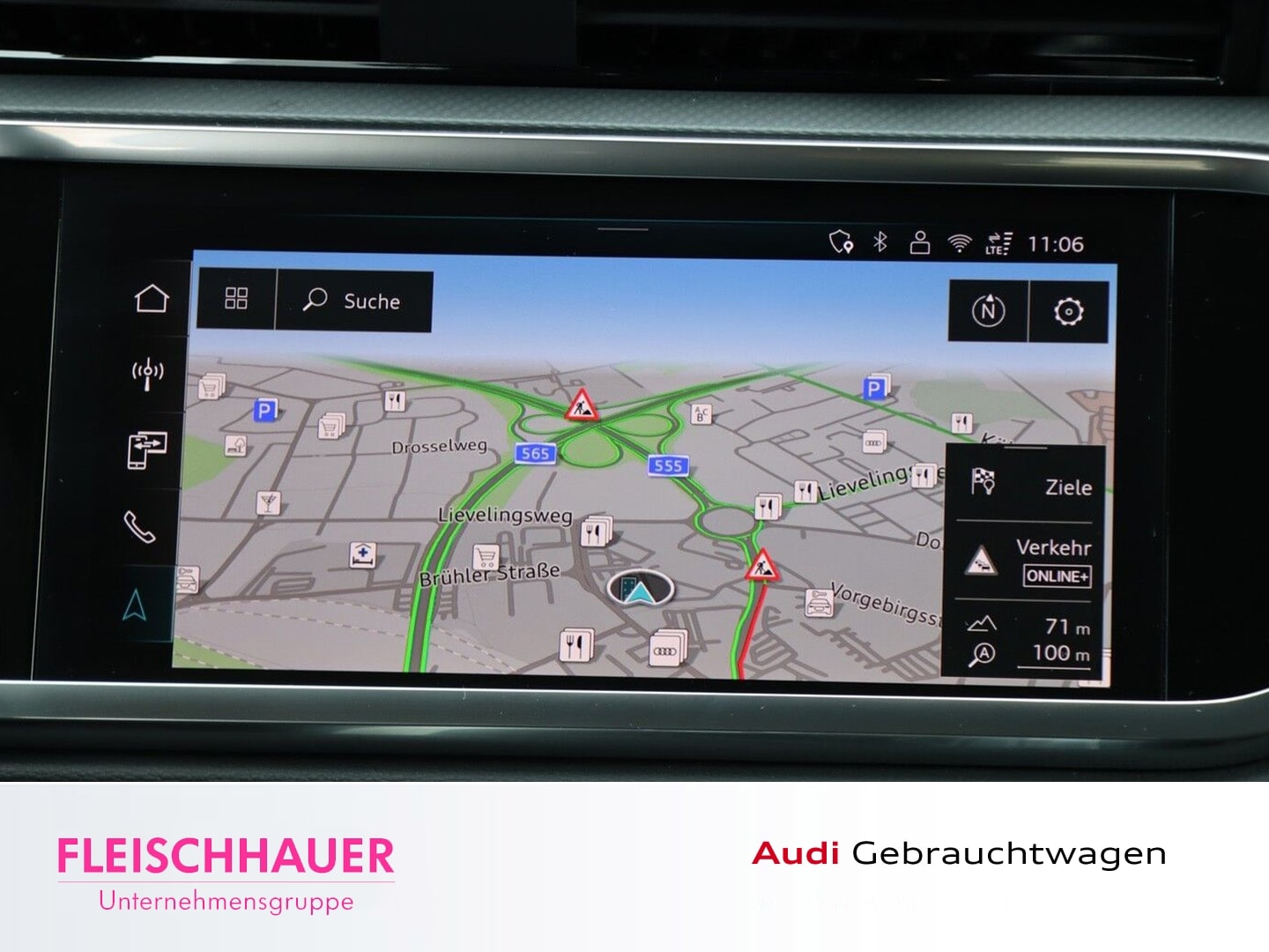 Bild über Audi Q3 TFSI 110 kW S tronic - für weitere Informationen kontaktieren Sie den Audi Partner