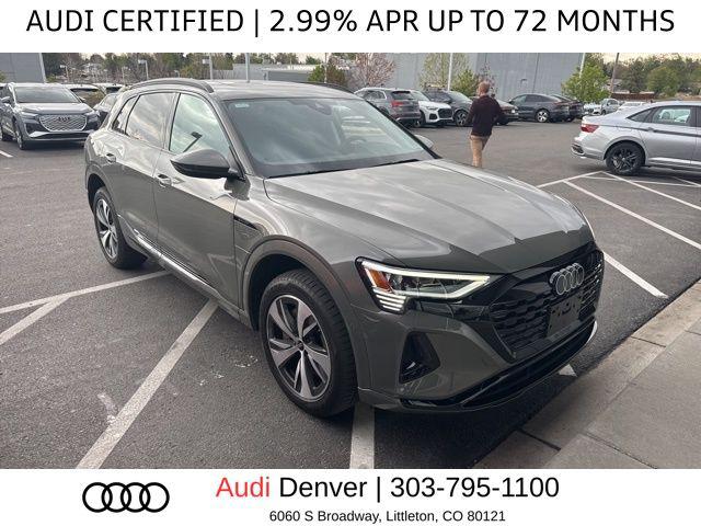 Used 2024 Audi Q8 e-tron Premium with VIN WA14AAGE5RB055349 for sale in Littleton, CO