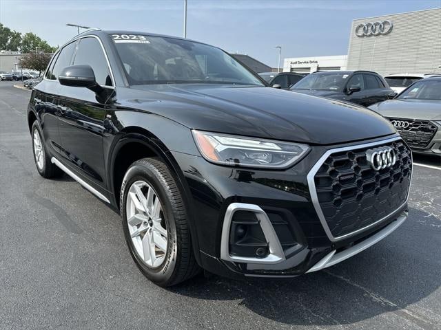 Used 2023 Audi Q5 Premium with VIN WA1GAAFY7P2058730 for sale in Plains Township, PA