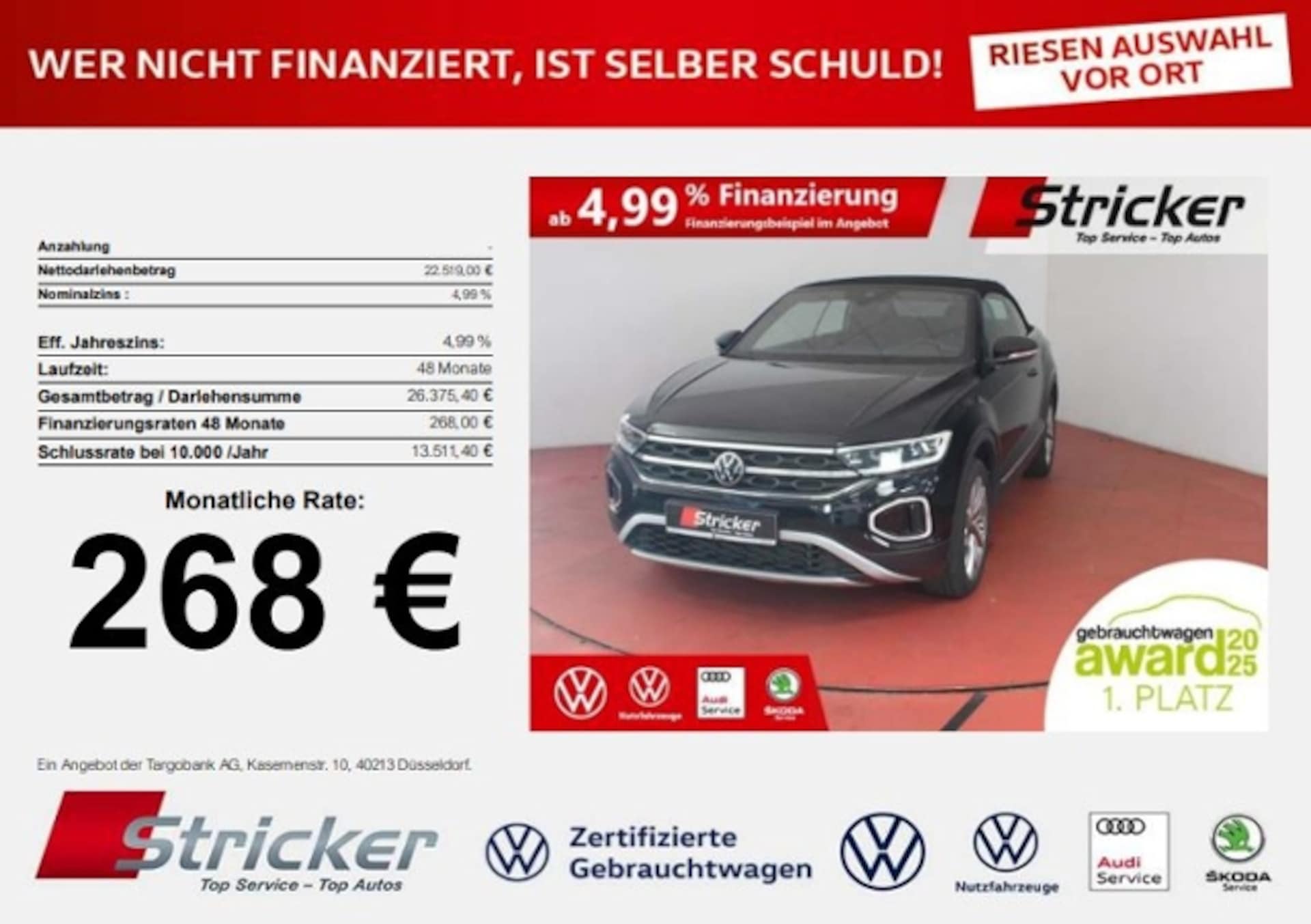 Volkswagen T-Roc Cabriolet Style