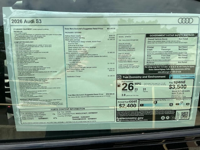 2026 Audi S3 Base - Photo 14