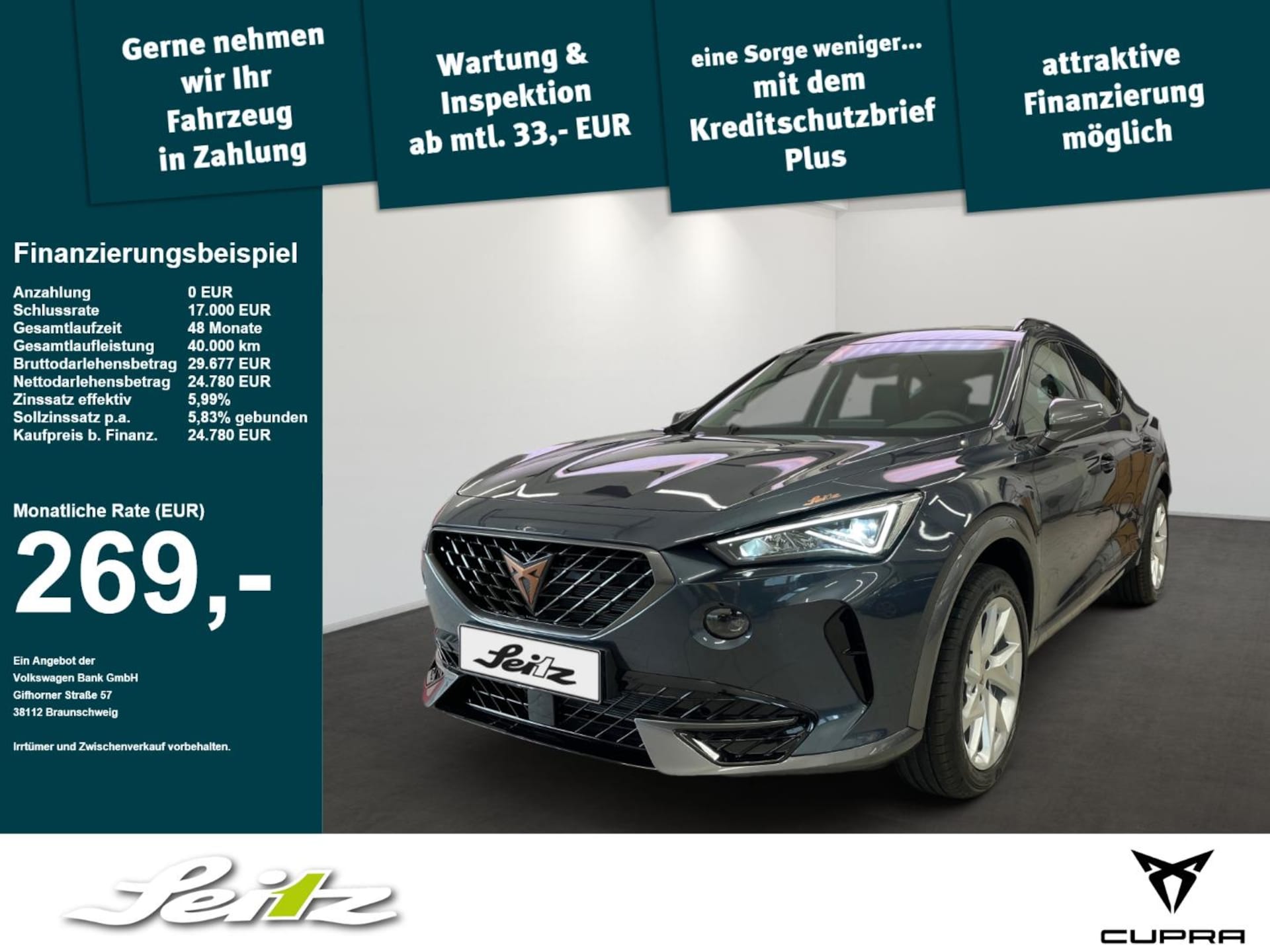 Cupra Formentor 2024 — 1.5 TSI *AHK*LED*KAMERA*SITZH*