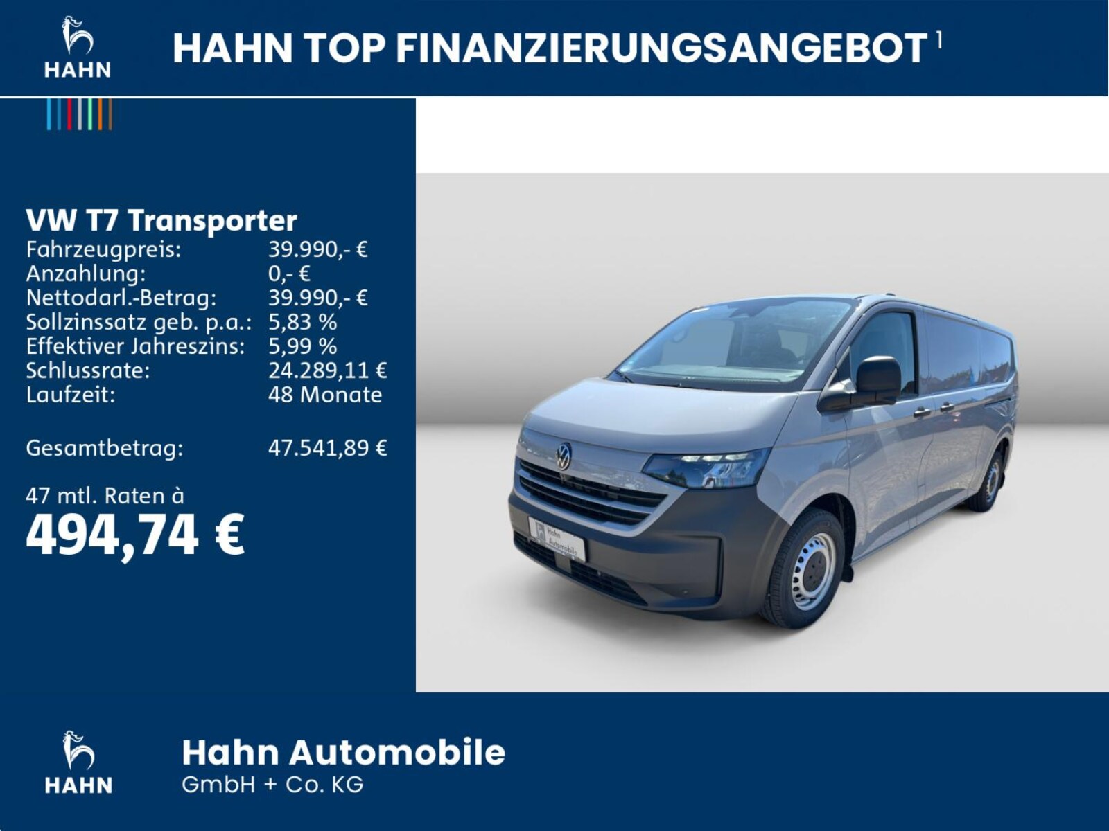 Volkswagen Transporter Kasten langer Radstand – Bild 2