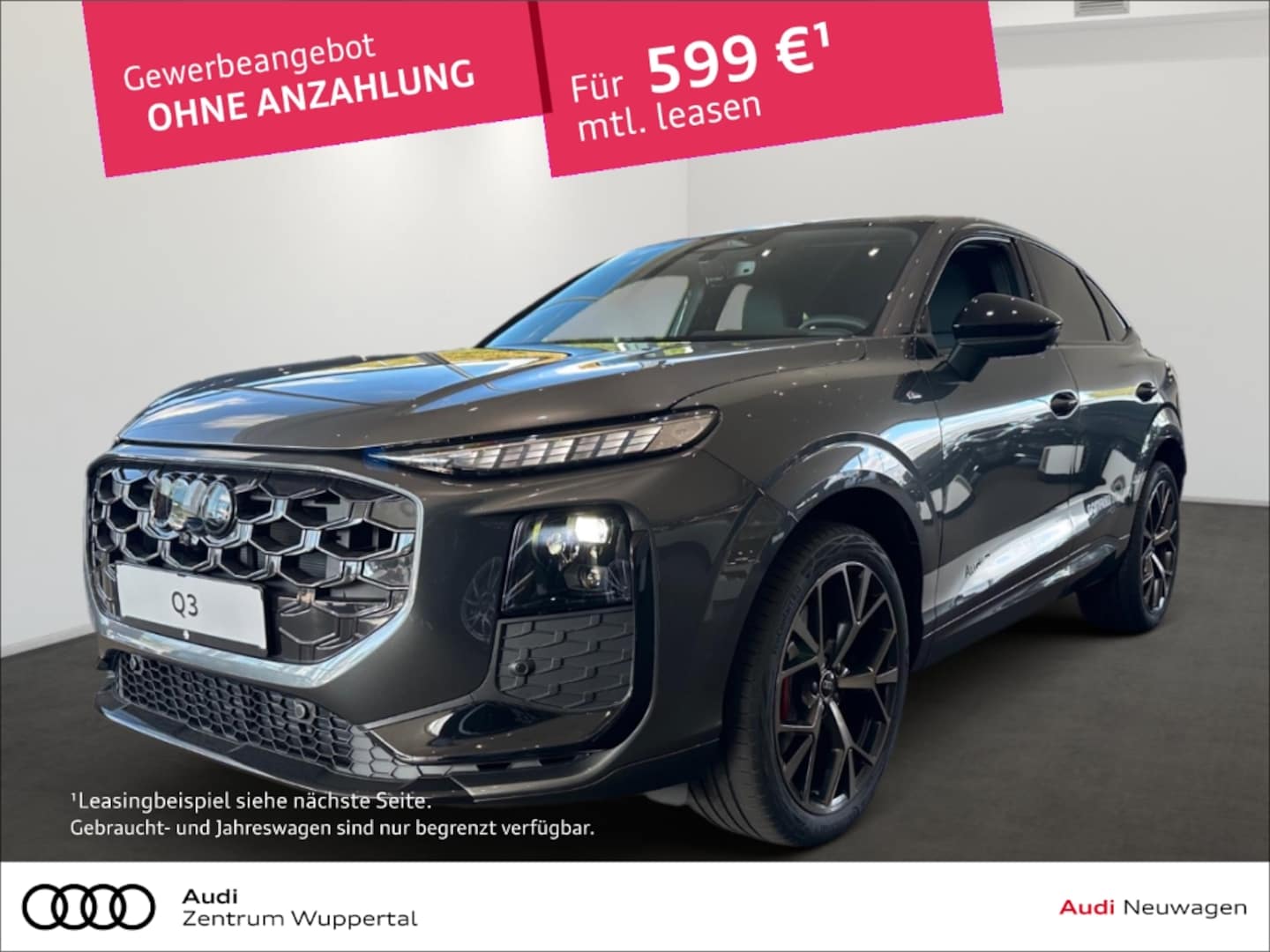 Bild über Audi Q3 Sportback TFSI quattro 195 kW S tronic - für weitere Informationen kontaktieren Sie den Audi Partner