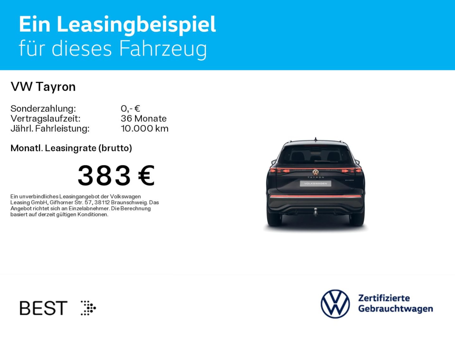 Volkswagen Tayron Elegance