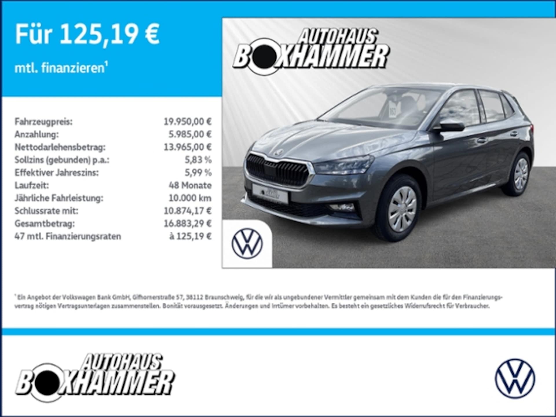 Skoda Fabia Selection