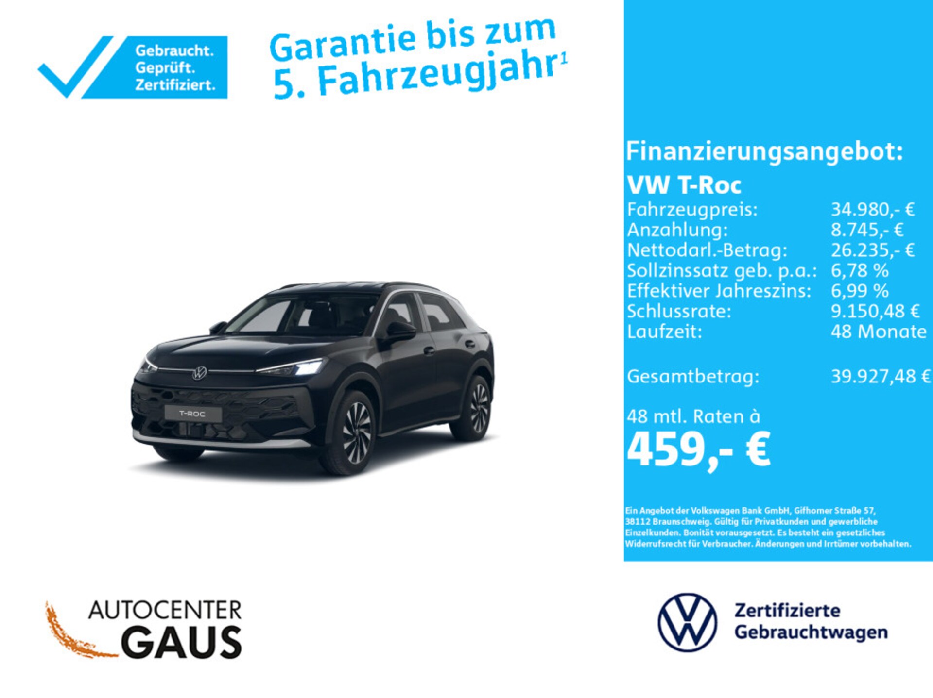Volkswagen T-Roc Life