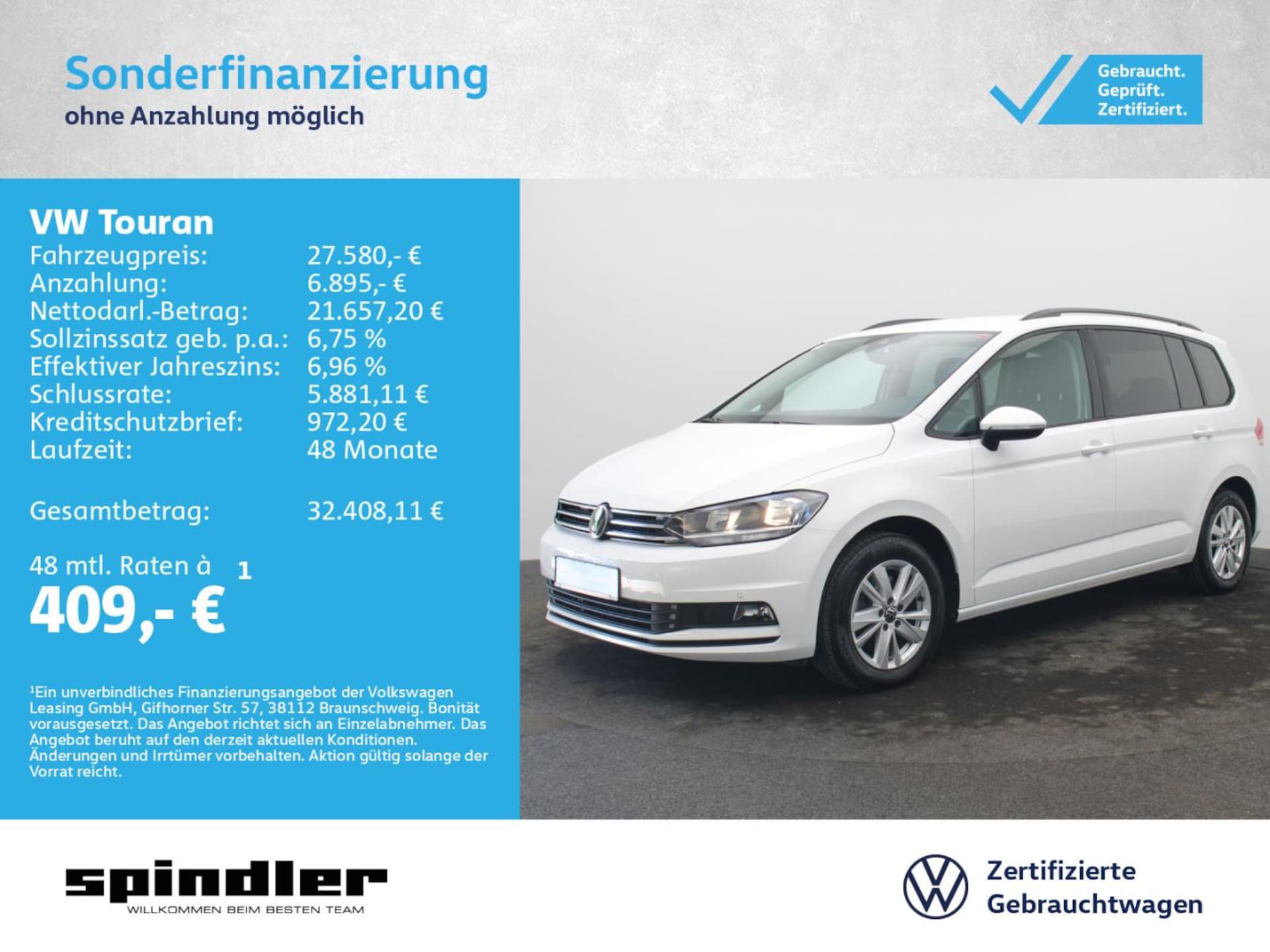 Volkswagen Touran Comfortline