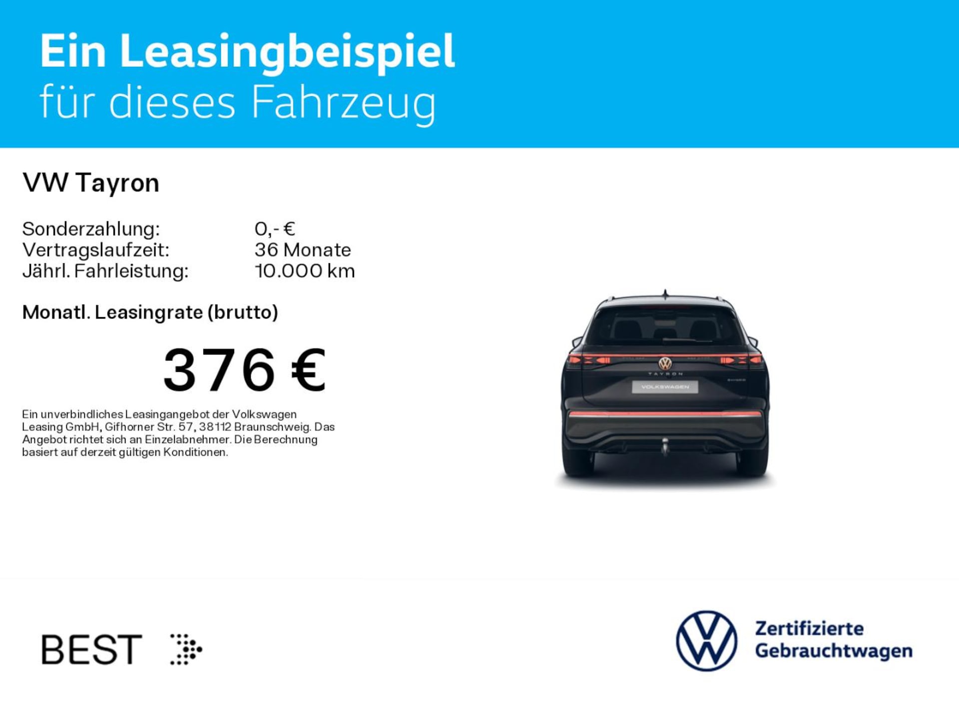 Volkswagen Tayron Elegance