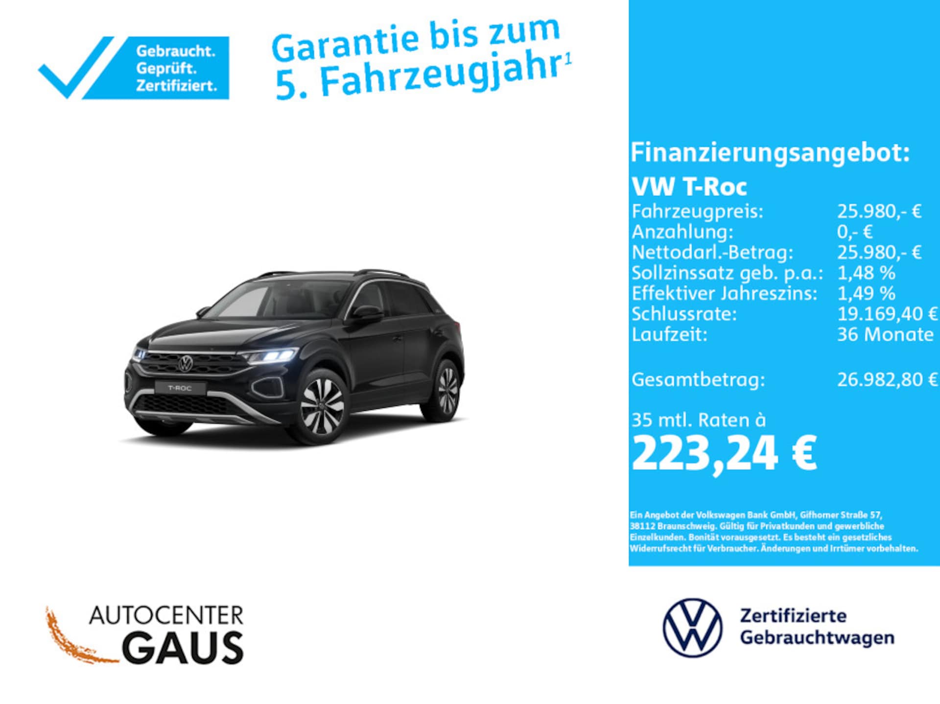 Volkswagen T-Roc Life