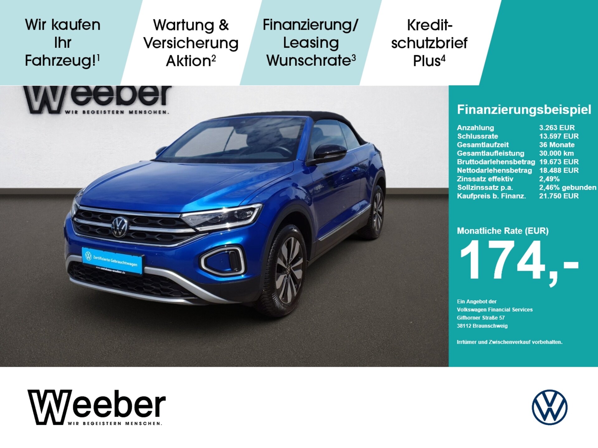 Volkswagen T-Roc Cabriolet Style