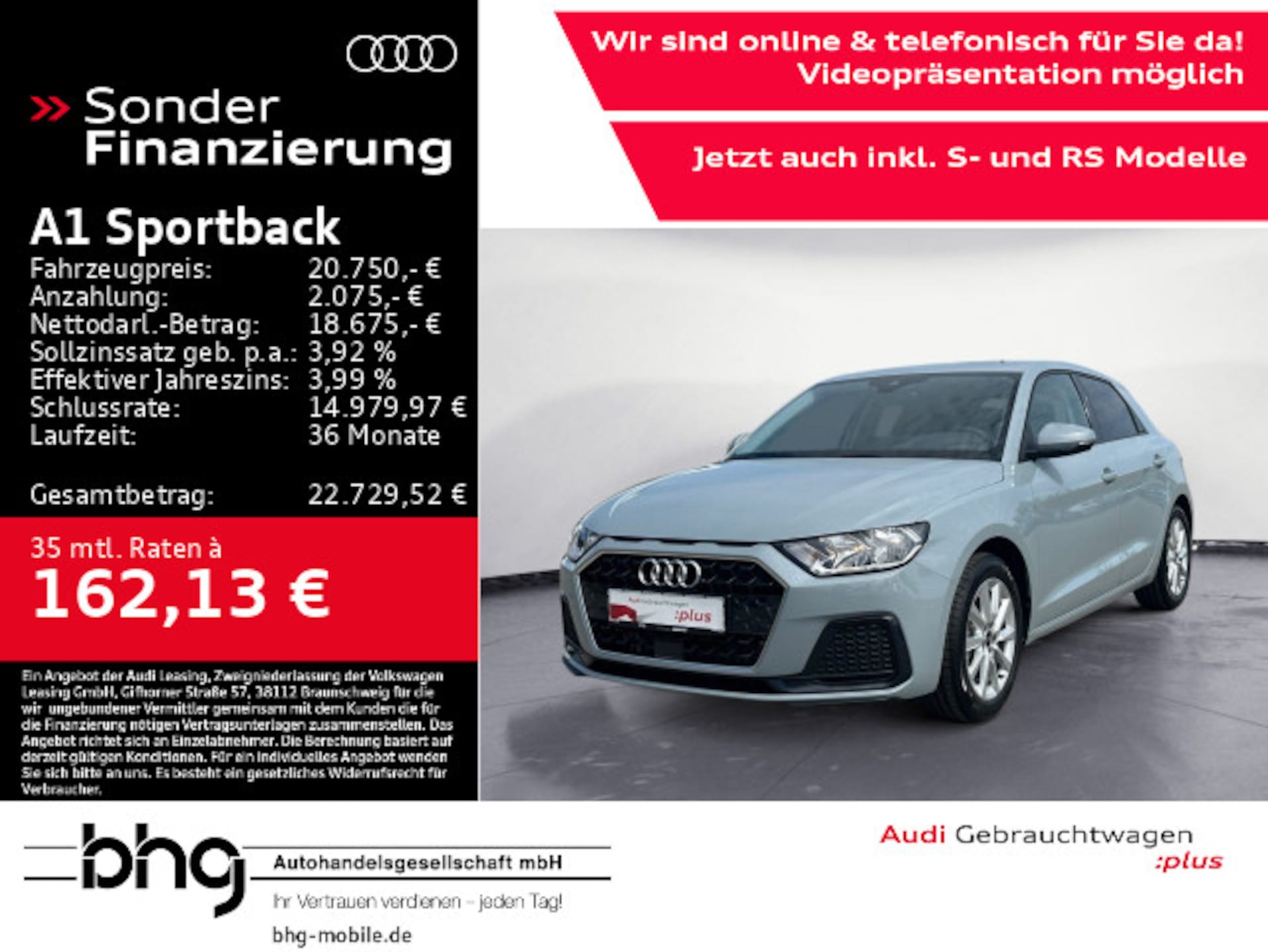 Audi A1 Sportback Advanced