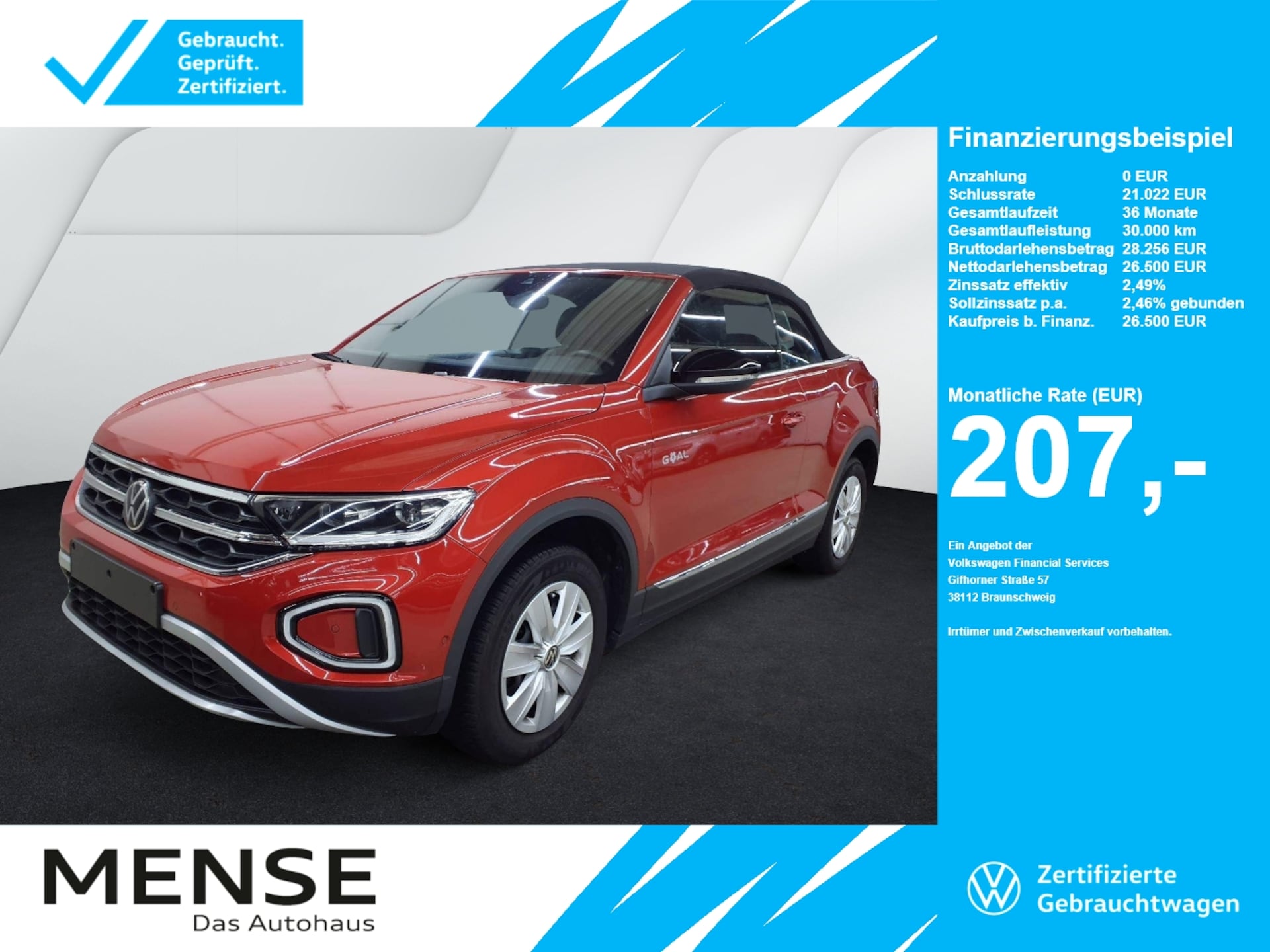 Volkswagen T-Roc Cabriolet Style
