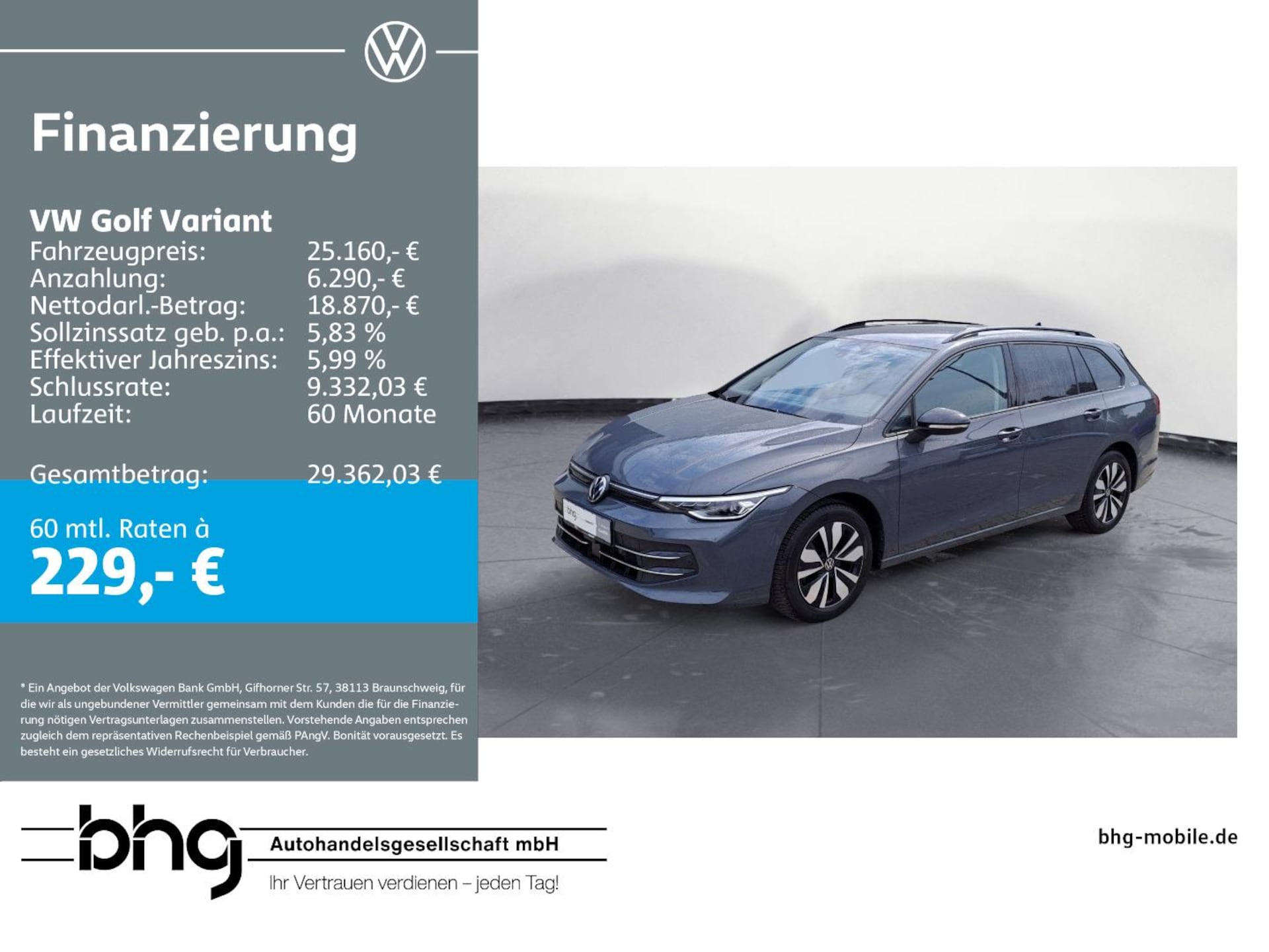 Volkswagen Golf Variant Goal