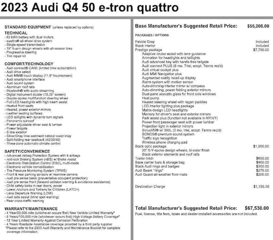 2023 Audi Q4 e-tron
