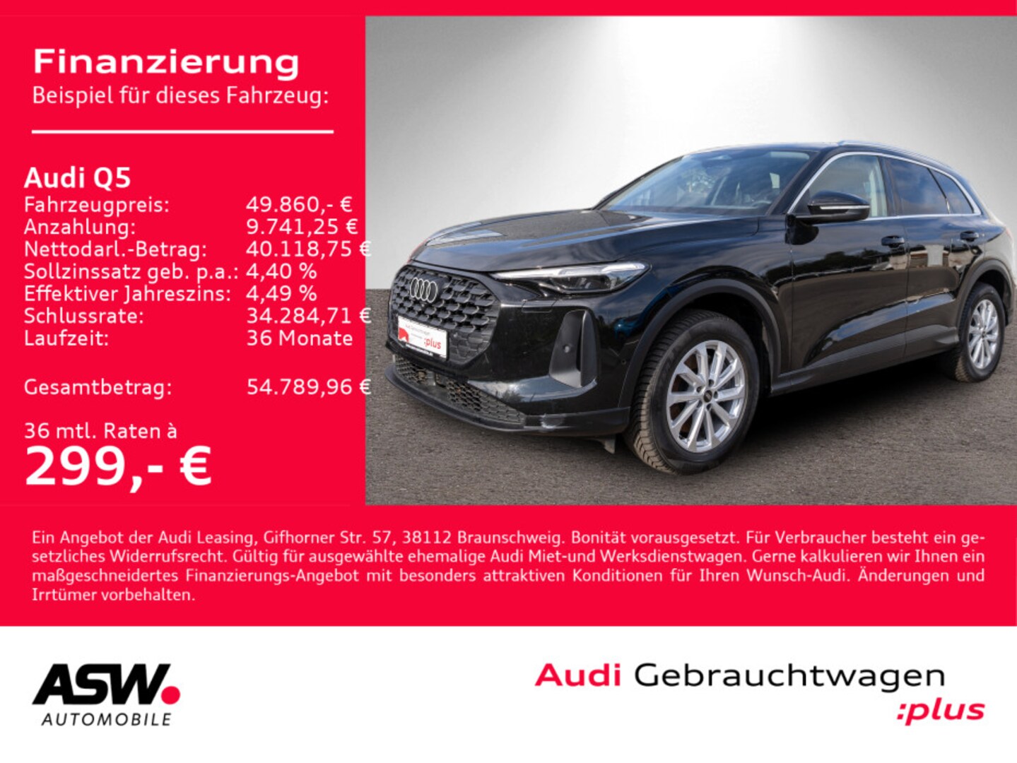 Bild über Audi Q5 SUV TDI quattro 150 kW S tronic - für weitere Informationen kontaktieren Sie den Audi Partner