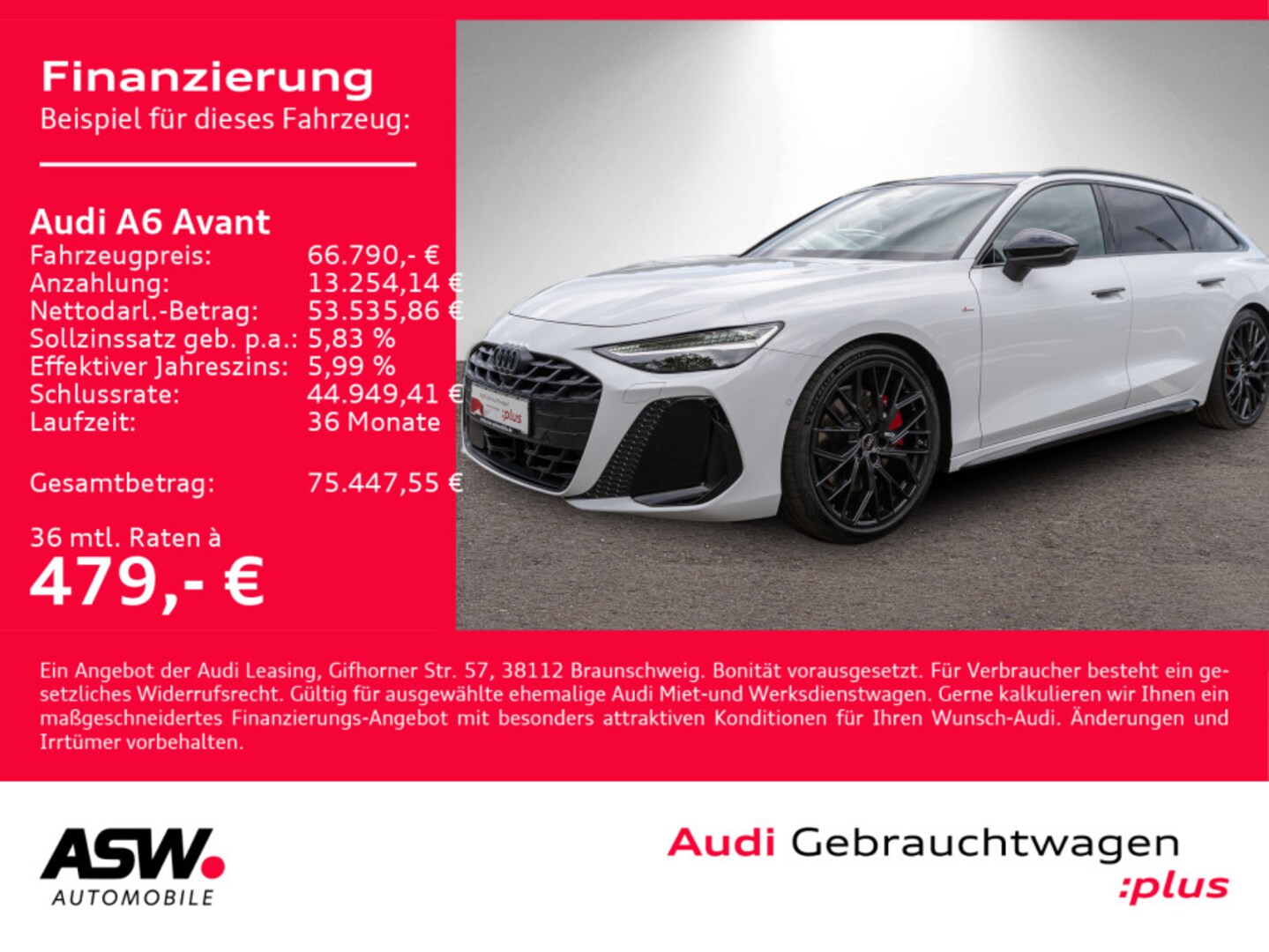 Bild über Audi A6 Avant edition one TDI quattro 150 kW S tronic - für weitere Informationen kontaktieren Sie den Audi Partner