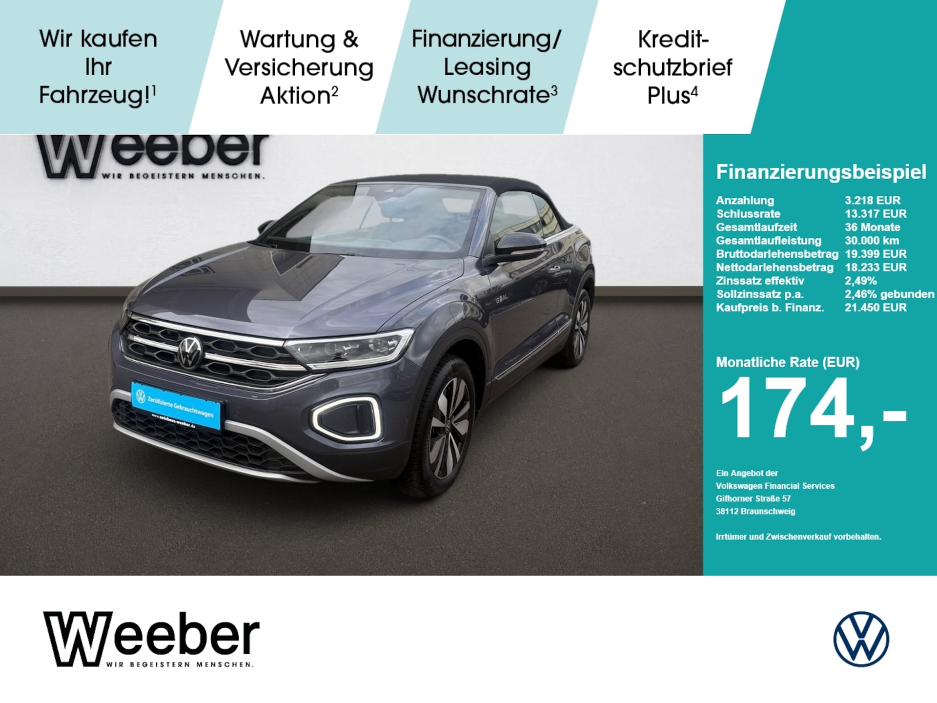 Volkswagen T-Roc Cabriolet Style