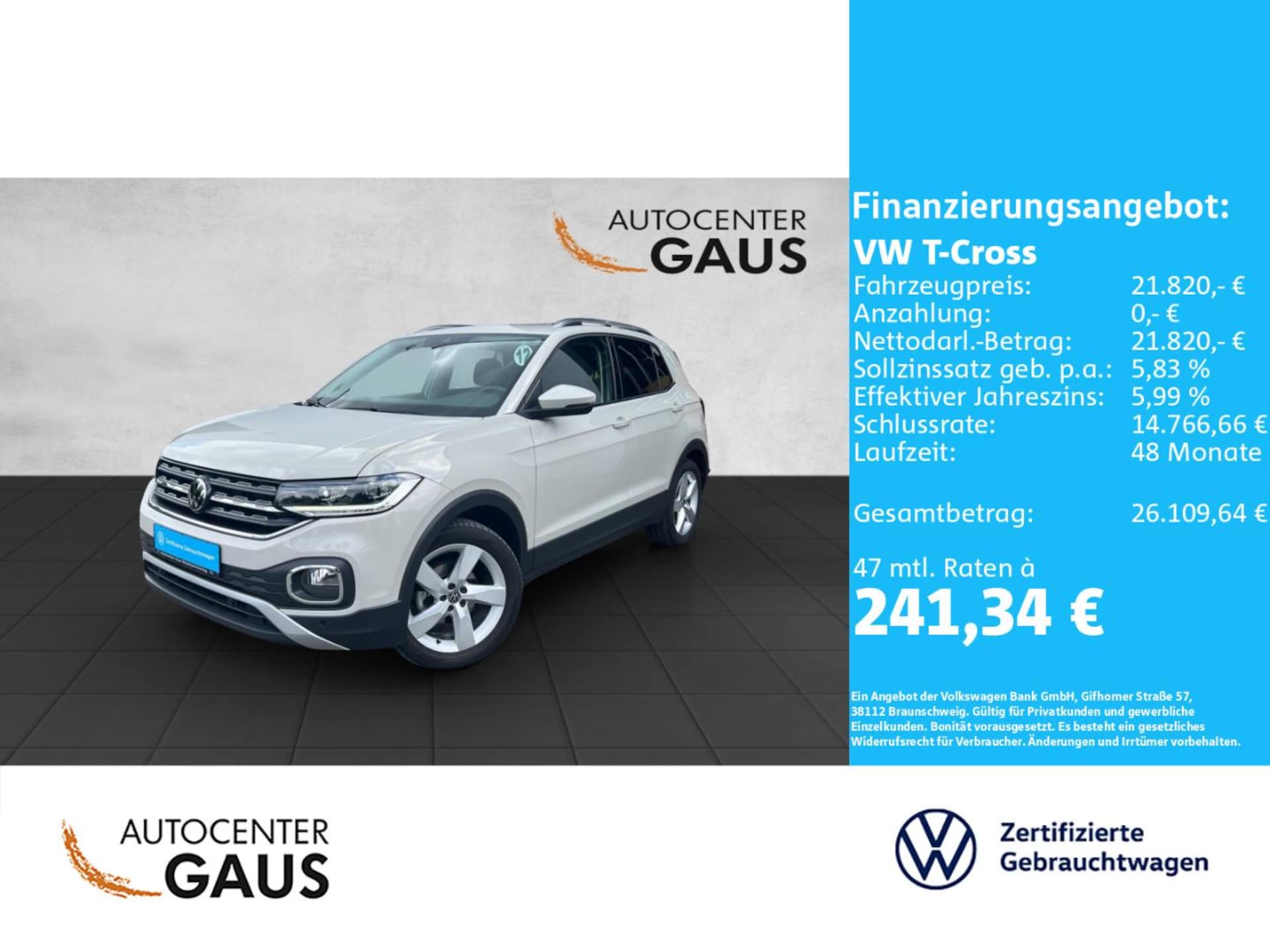 Volkswagen T-Cross Style